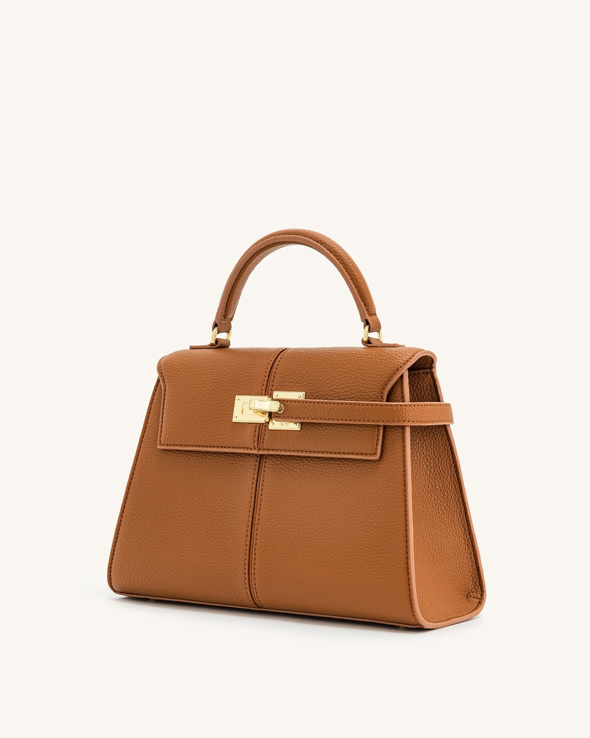 Große Elise Henkeltasche – Braun