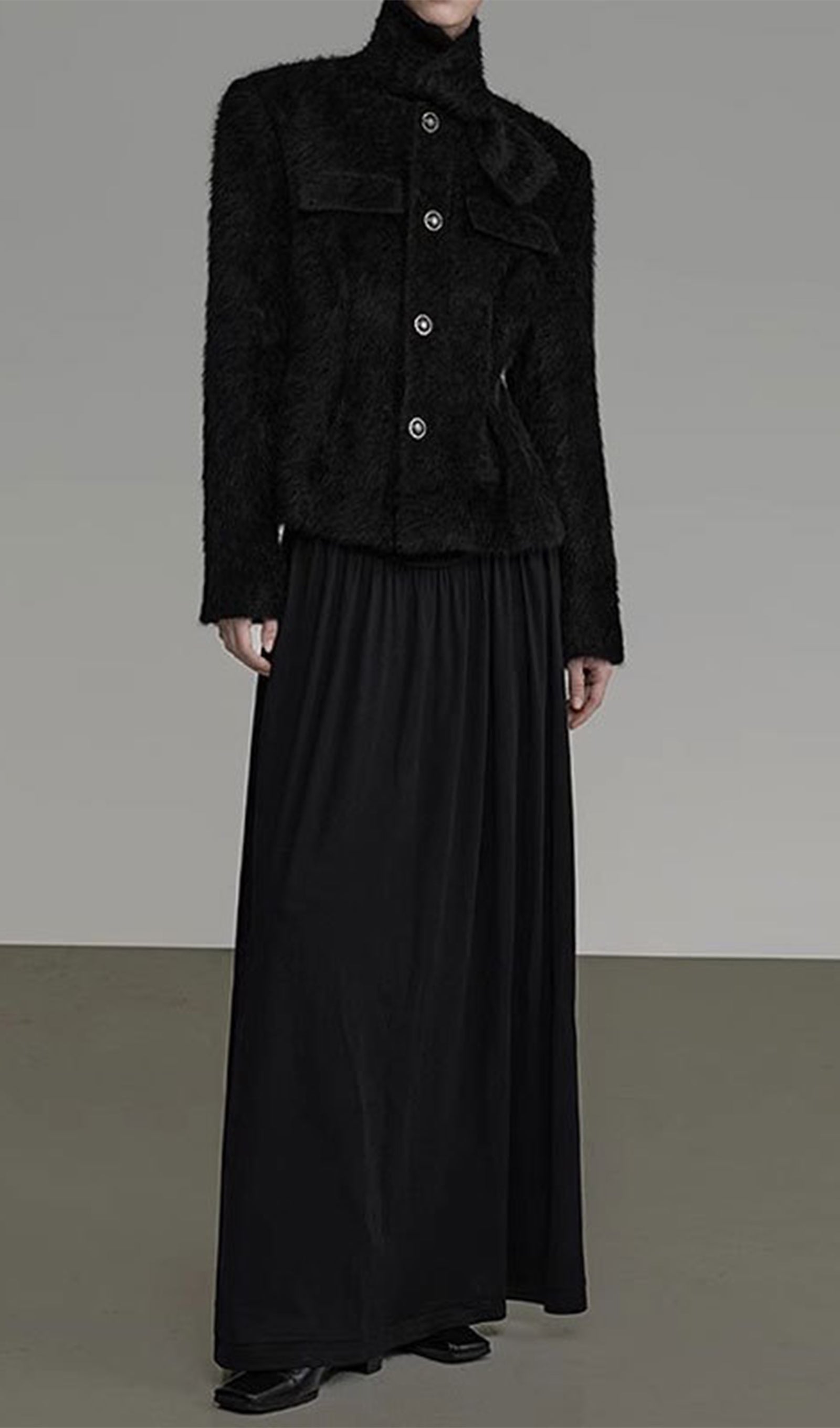 Furry Cardigan Coat