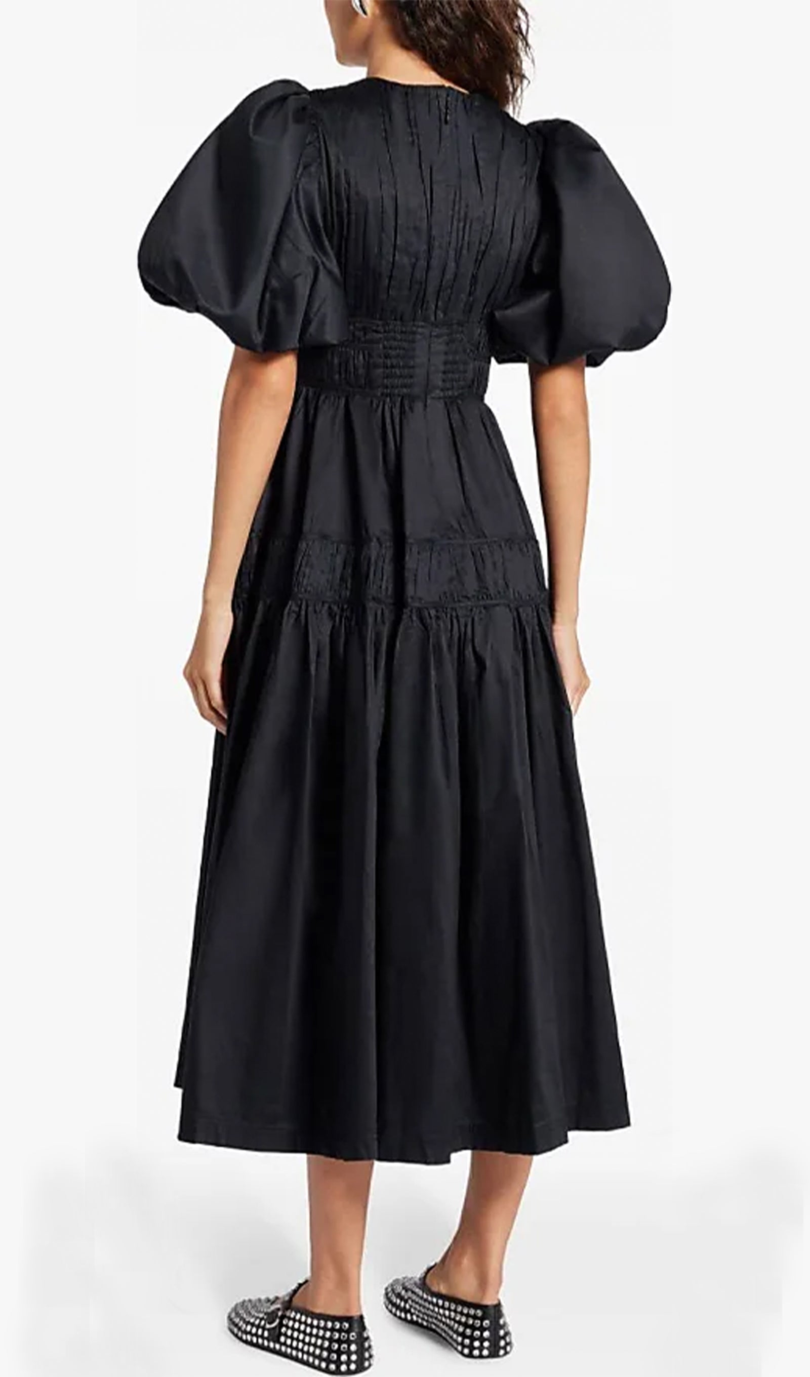 Fallingwater Ruffled Midi Dress