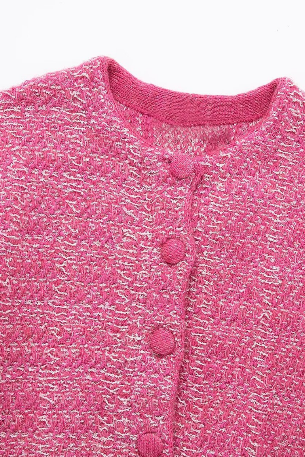 Textured Knit Mini Skirt Set