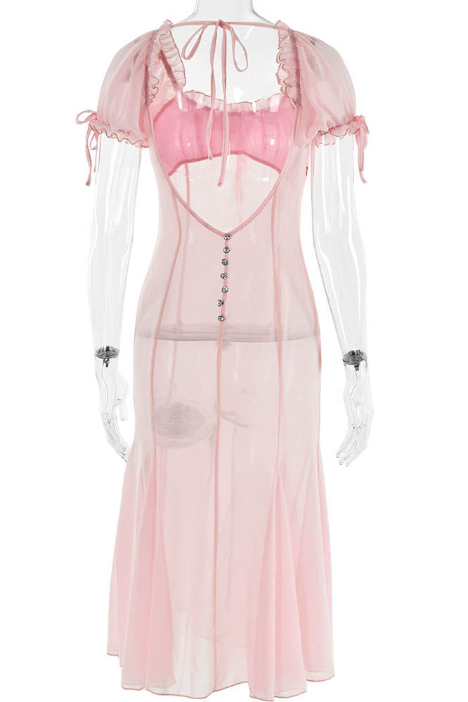 Gleam & Grace Midi Elbise