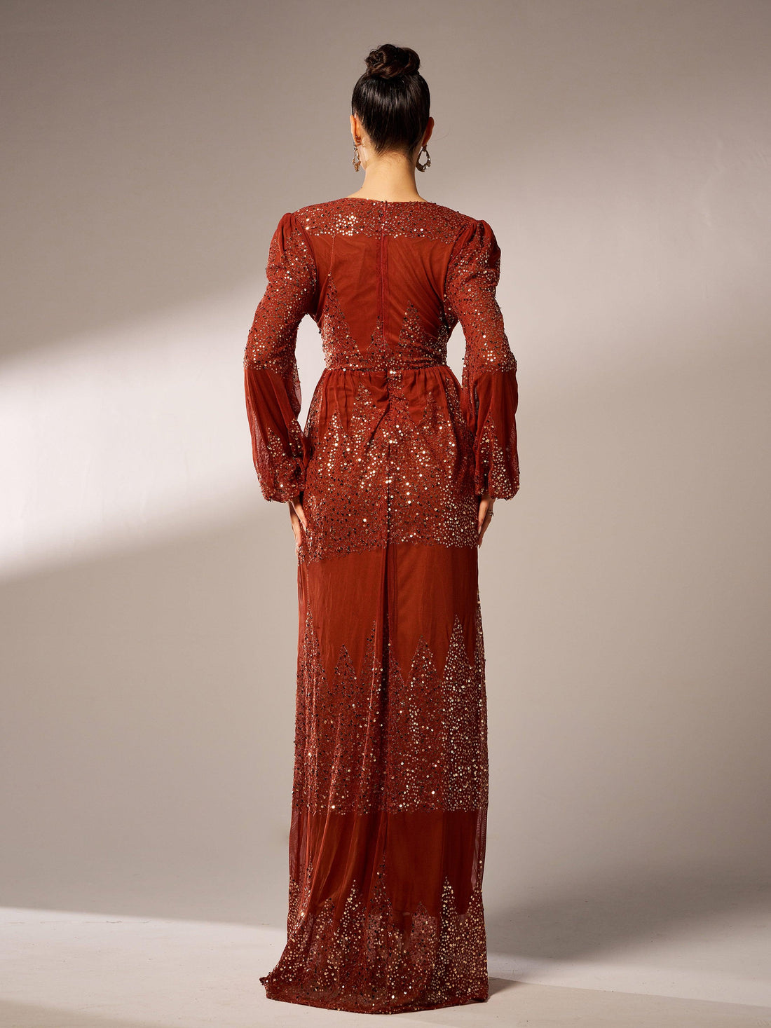 Annelise Maxikleid mit Schlitz