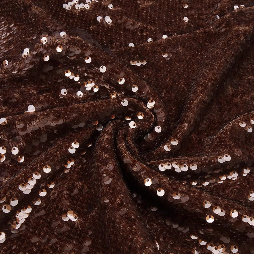 Sierra Bronze Sequin Set Maxi Dress