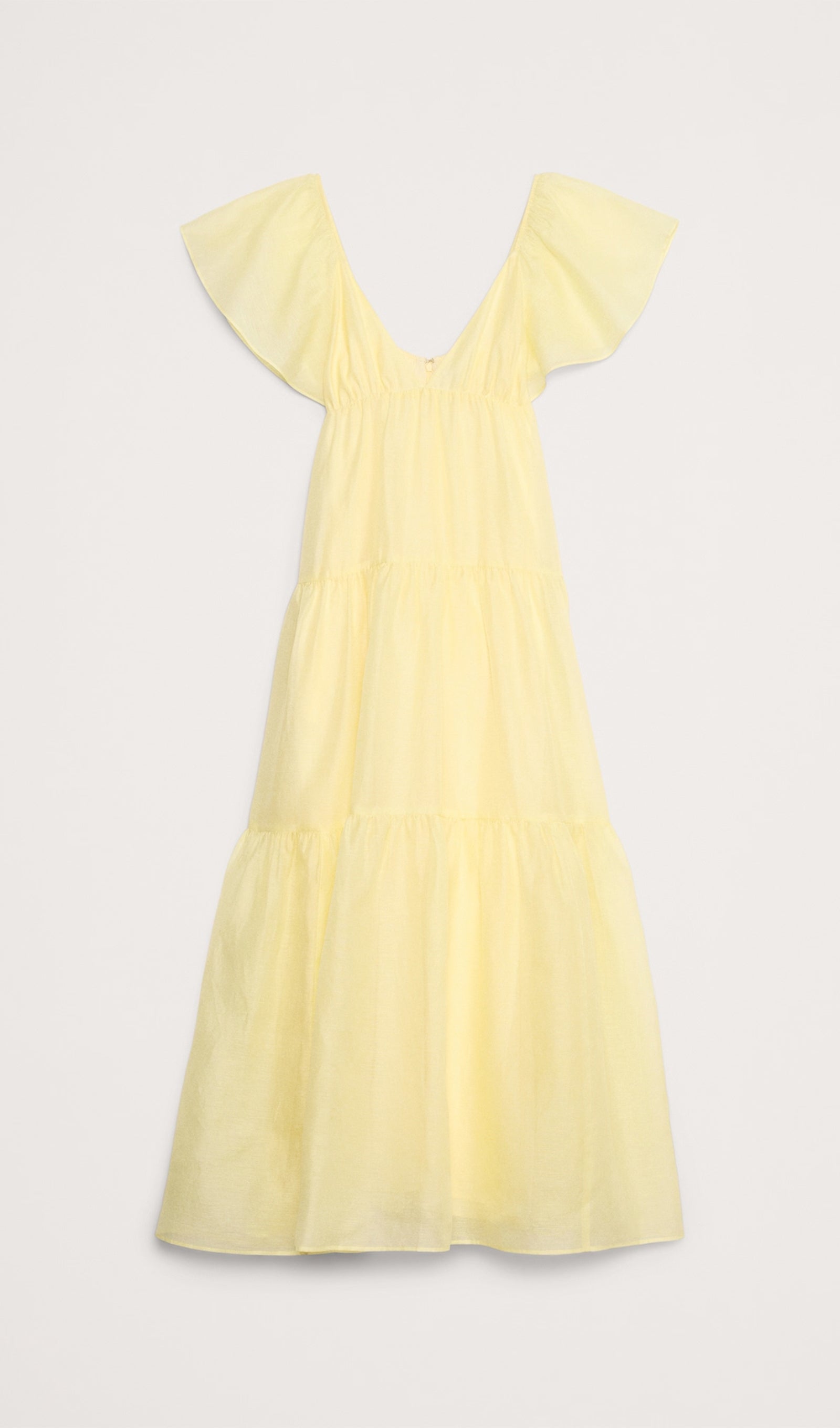 Linen Layered Maxi Dress 