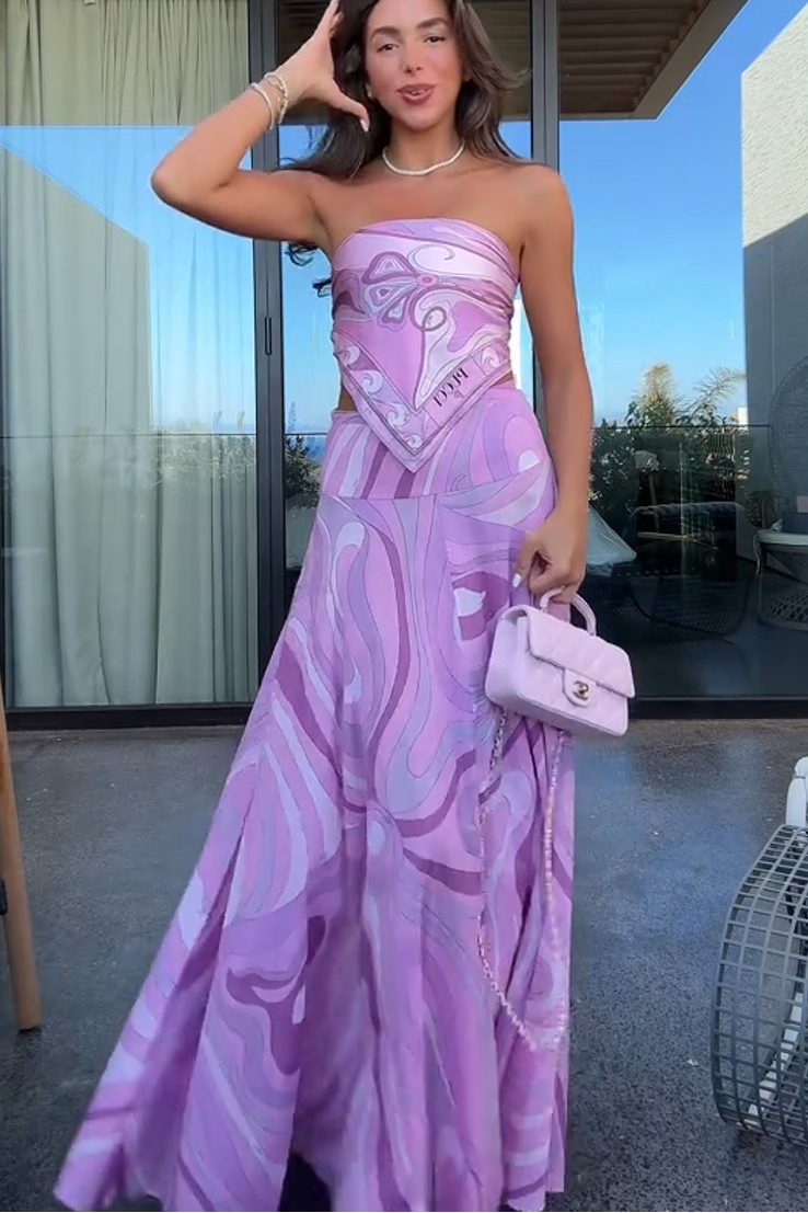 Roca Two-Piece Maxi Dress Set