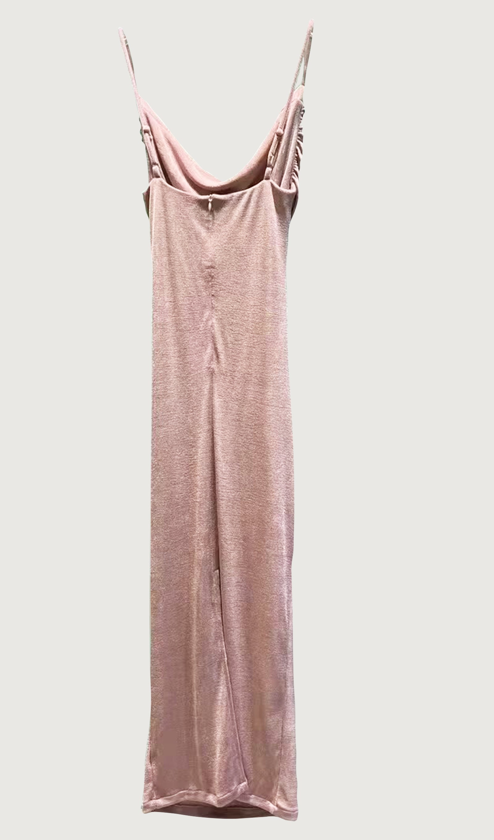 Ruched Flowy Maxi Dress 