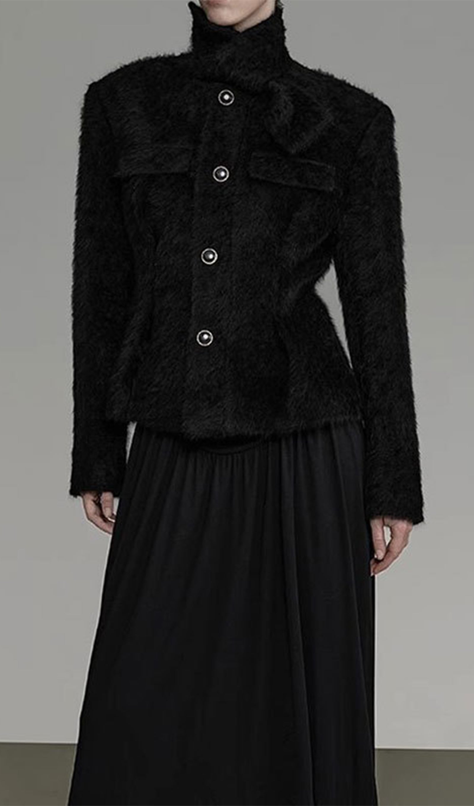 Furry Cardigan Coat