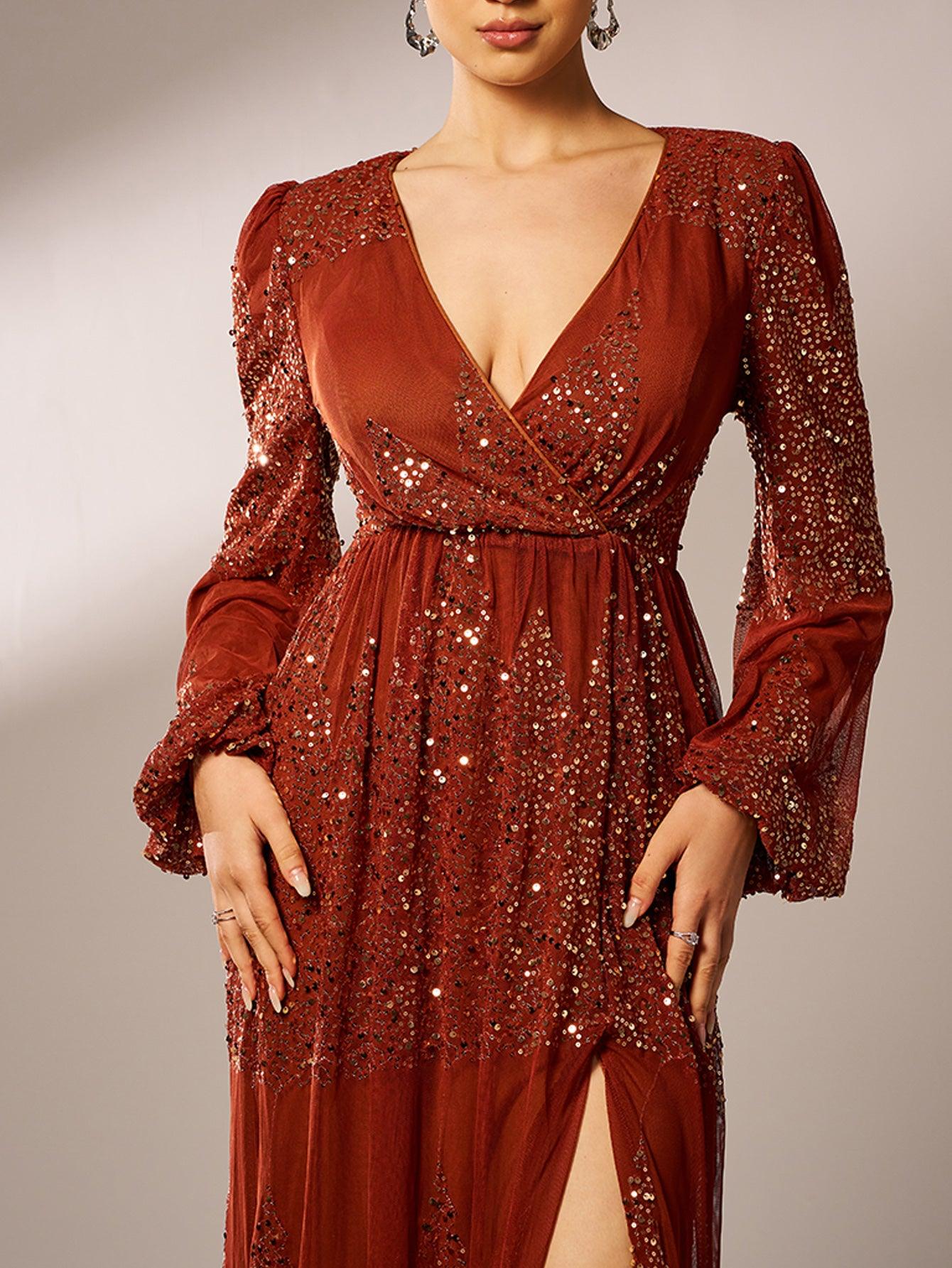 Annelise Maxi Dress with Slit
