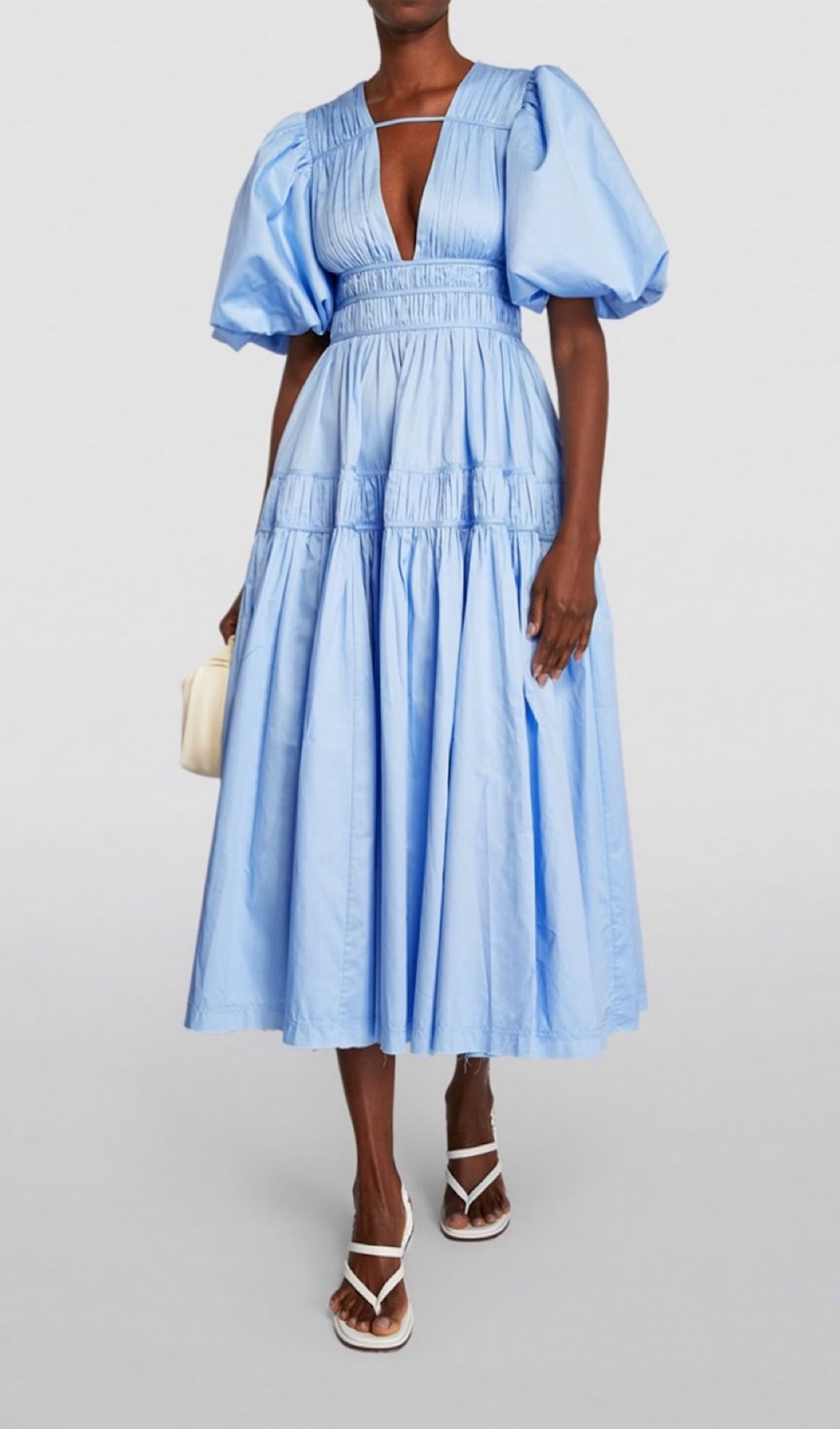 Fallingwater Ruffled Midi Dress