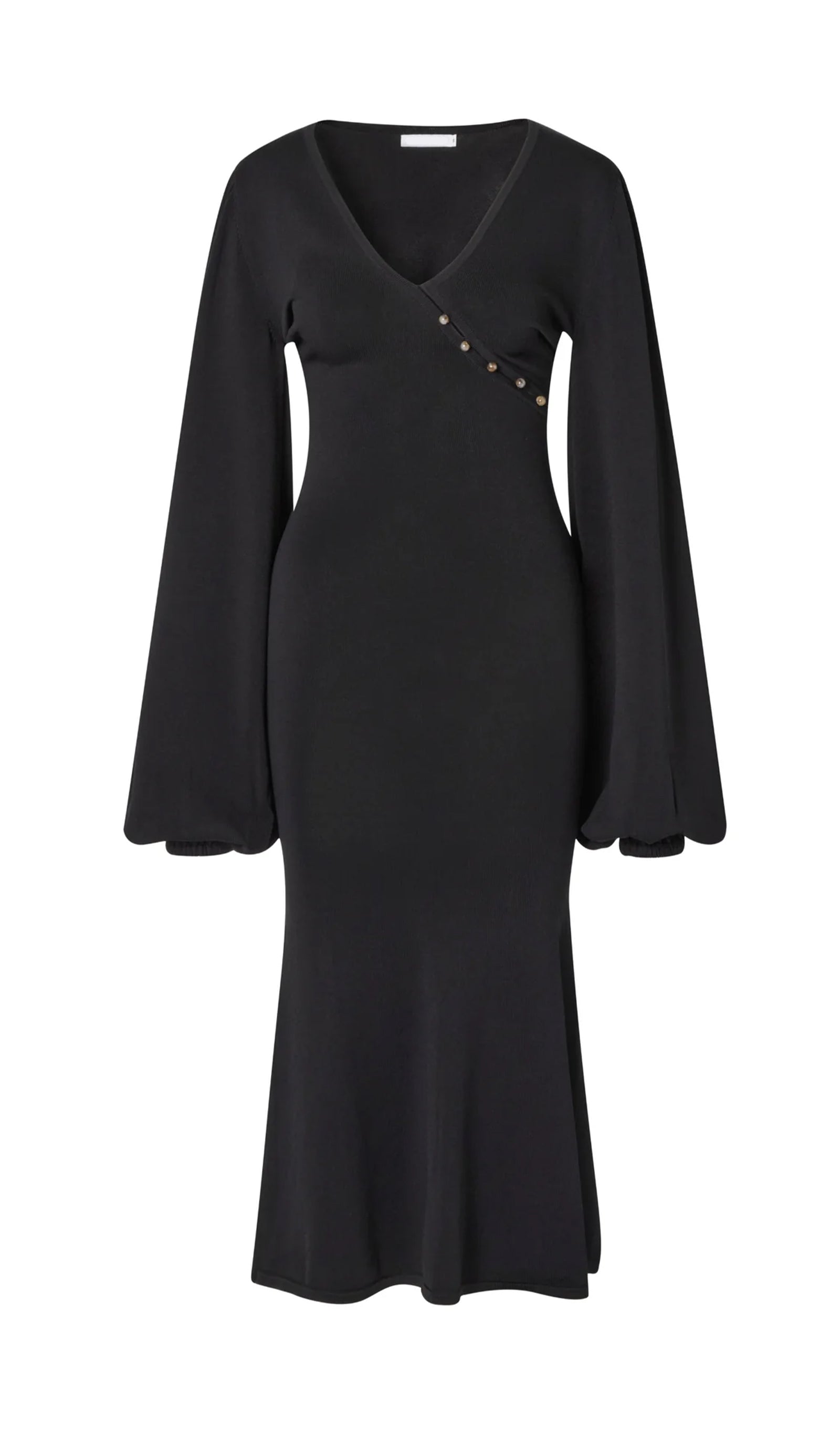 Hourglass Silhouette Midi Dress 