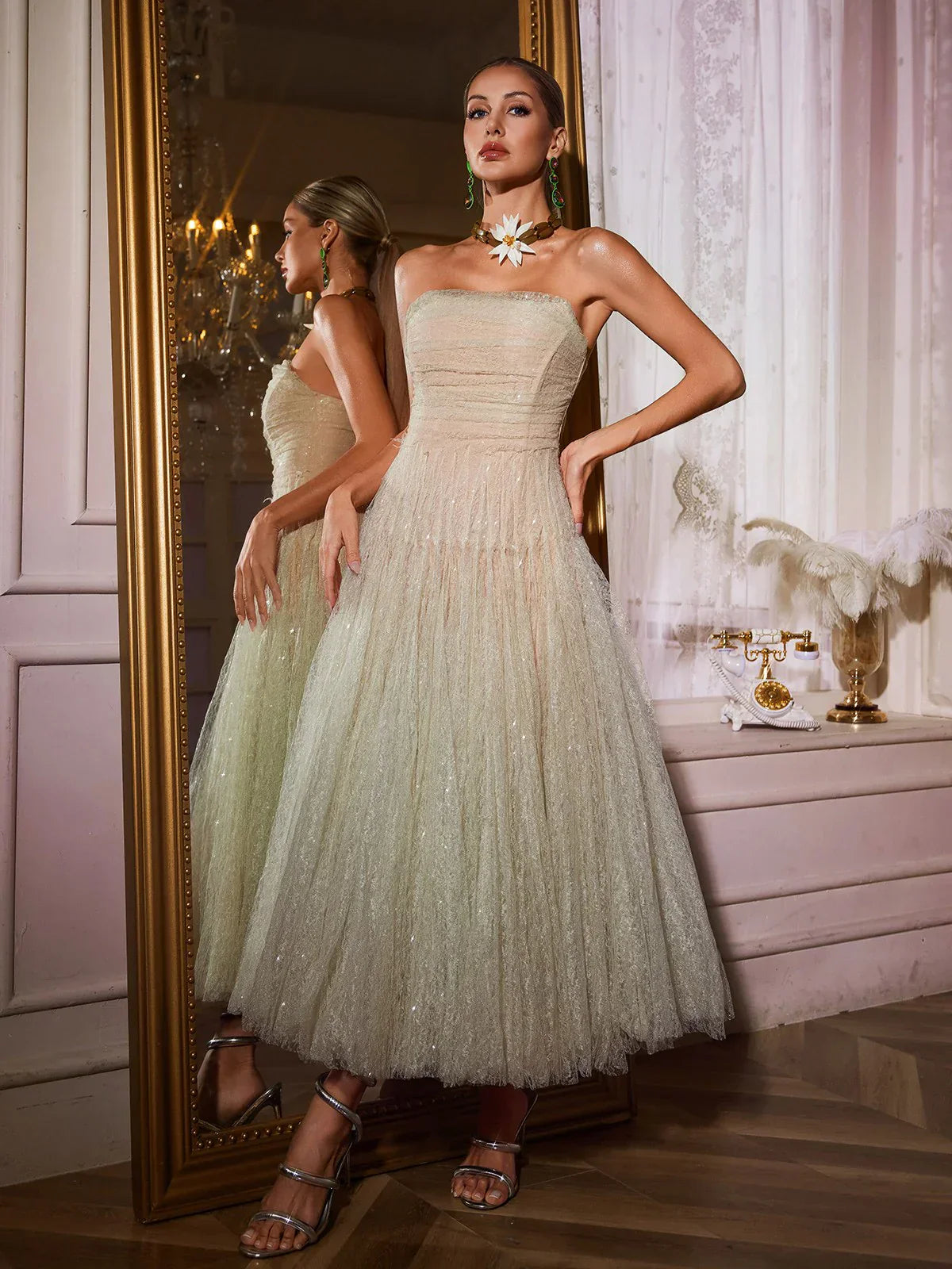 Lueur Maxi Tül Elbise