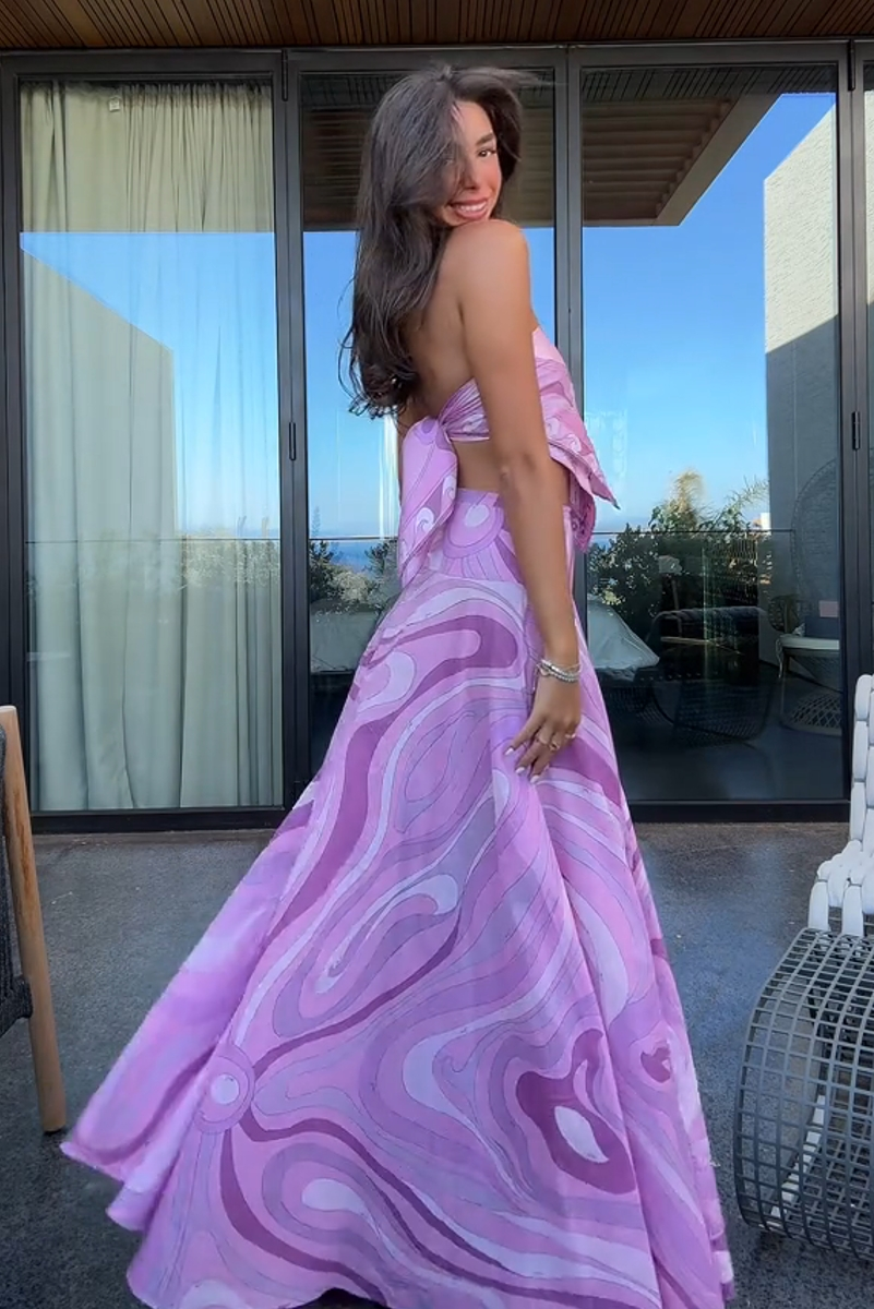 Roca İkili Takım Maxi Elbise