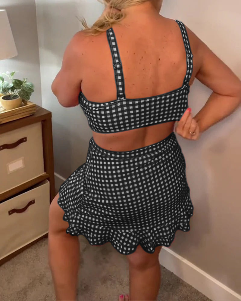 Estelle Ekose Askılı Bikini Takımı