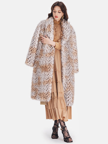 Attractive Faux Mink Fur Jacket