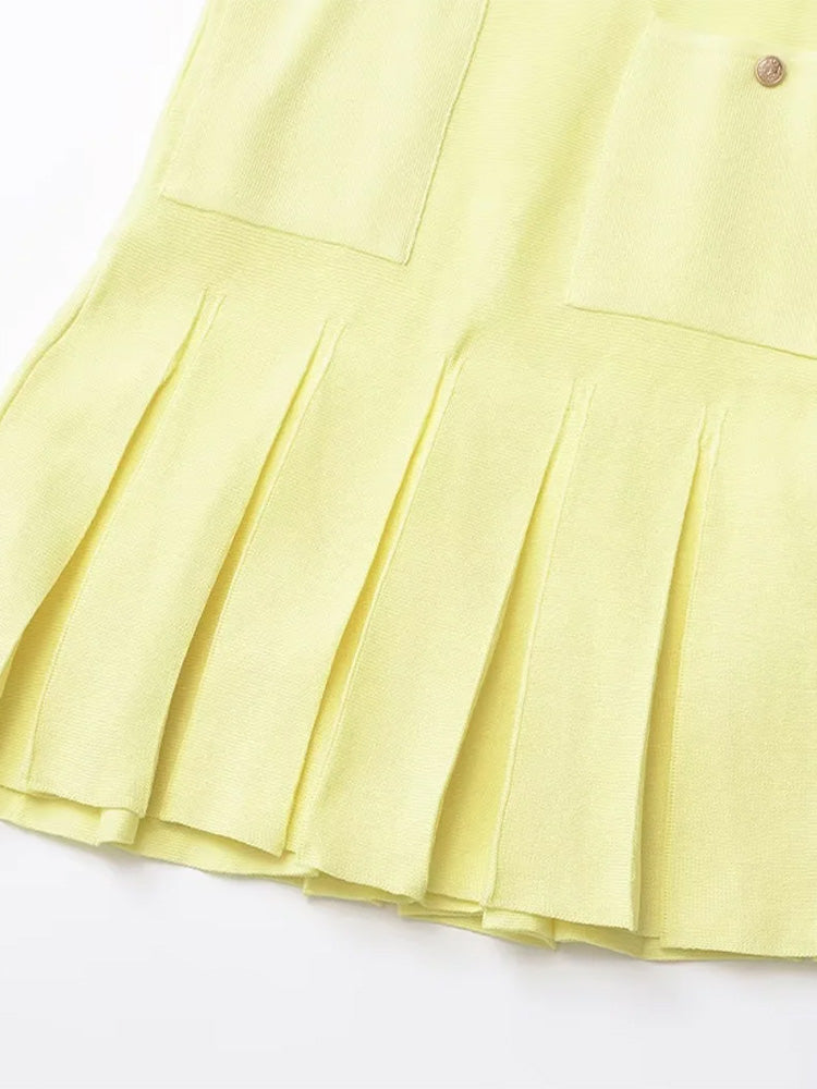 Eddy Minikleid mit Knopfleiste und Taschen 