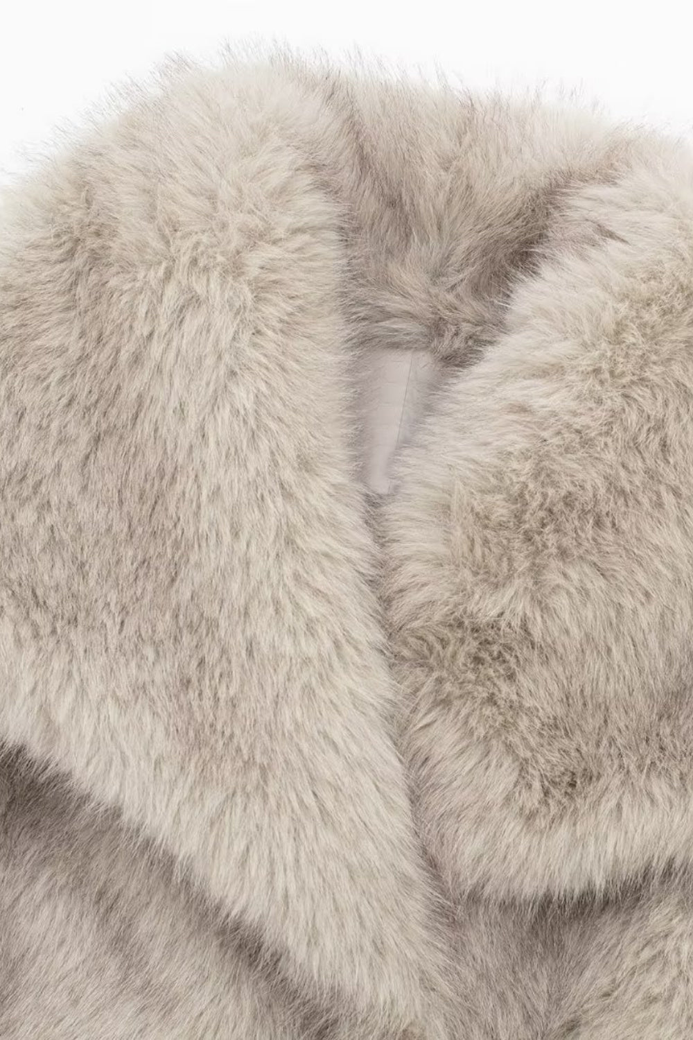 Large Collar Fur Jacket