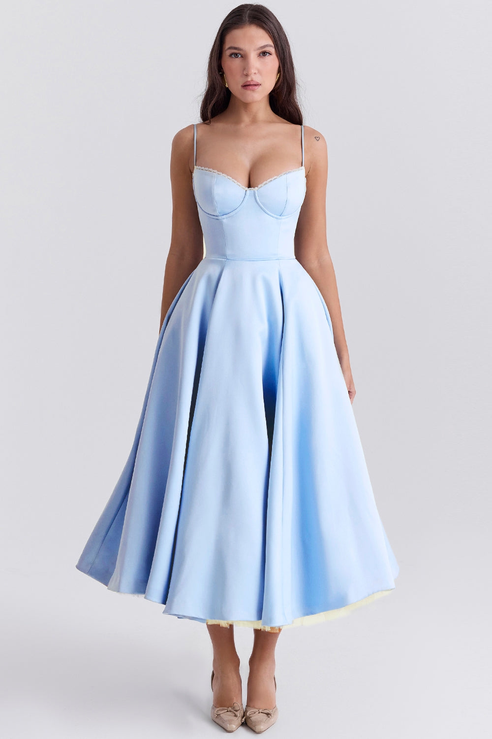 Mademoiselle Midikleid - Blau 
