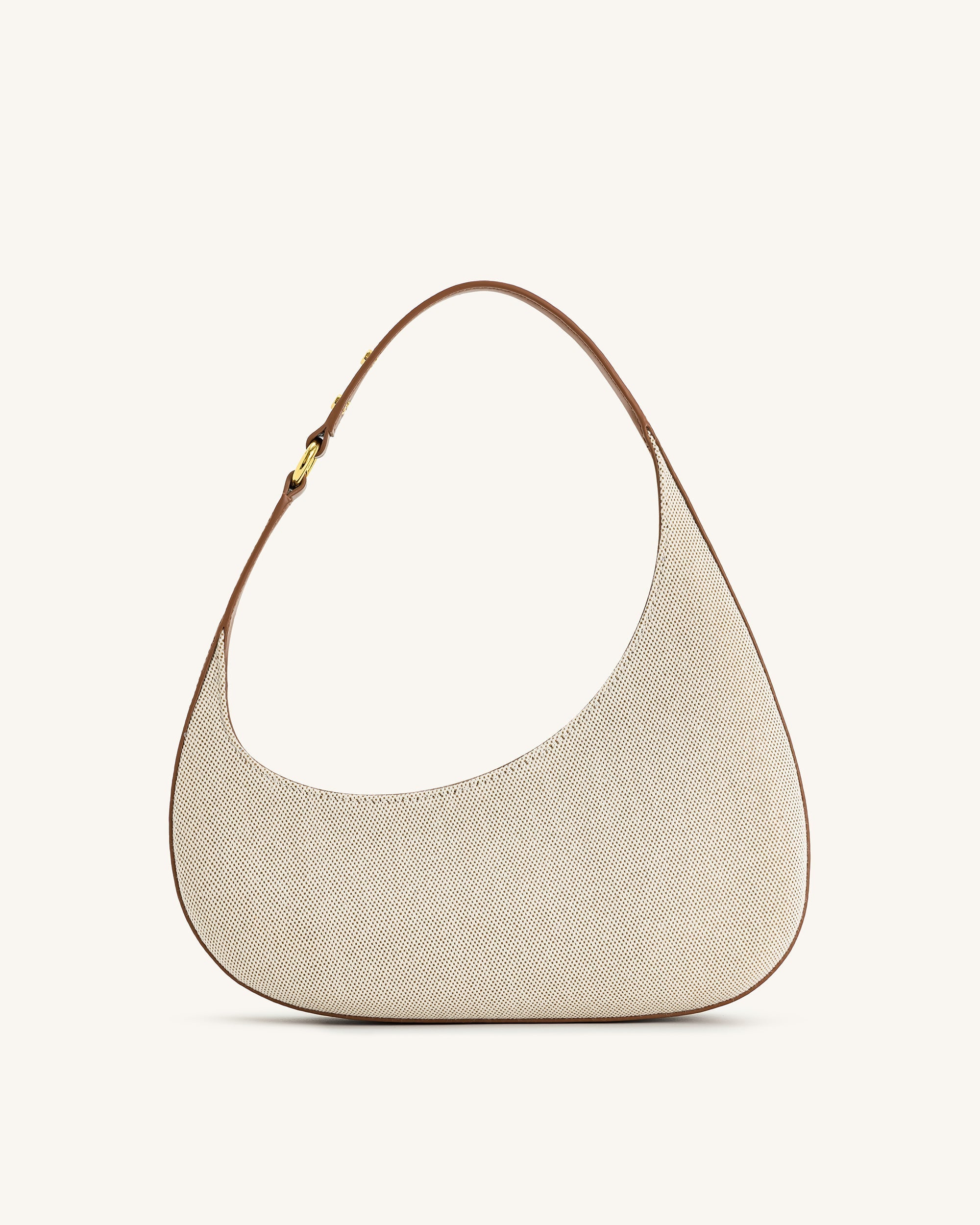 Harlee Shoulder Bag – Brown Canvas