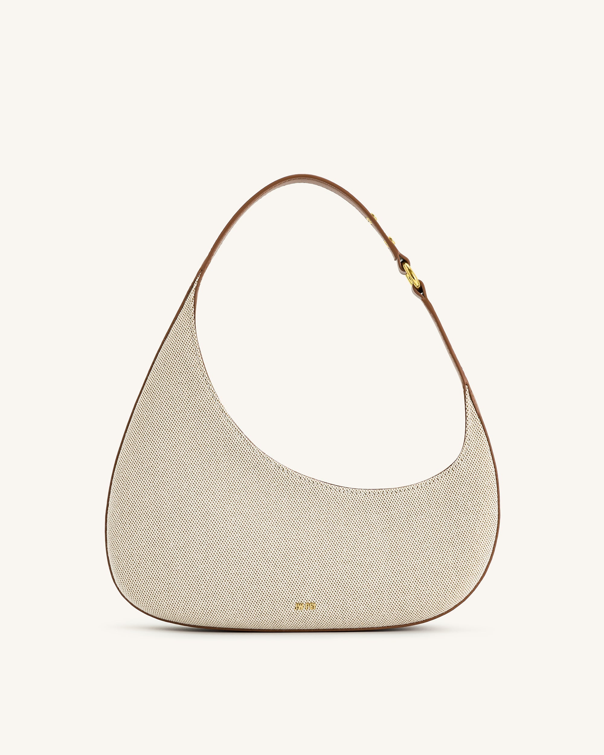 Harlee Shoulder Bag – Brown Canvas