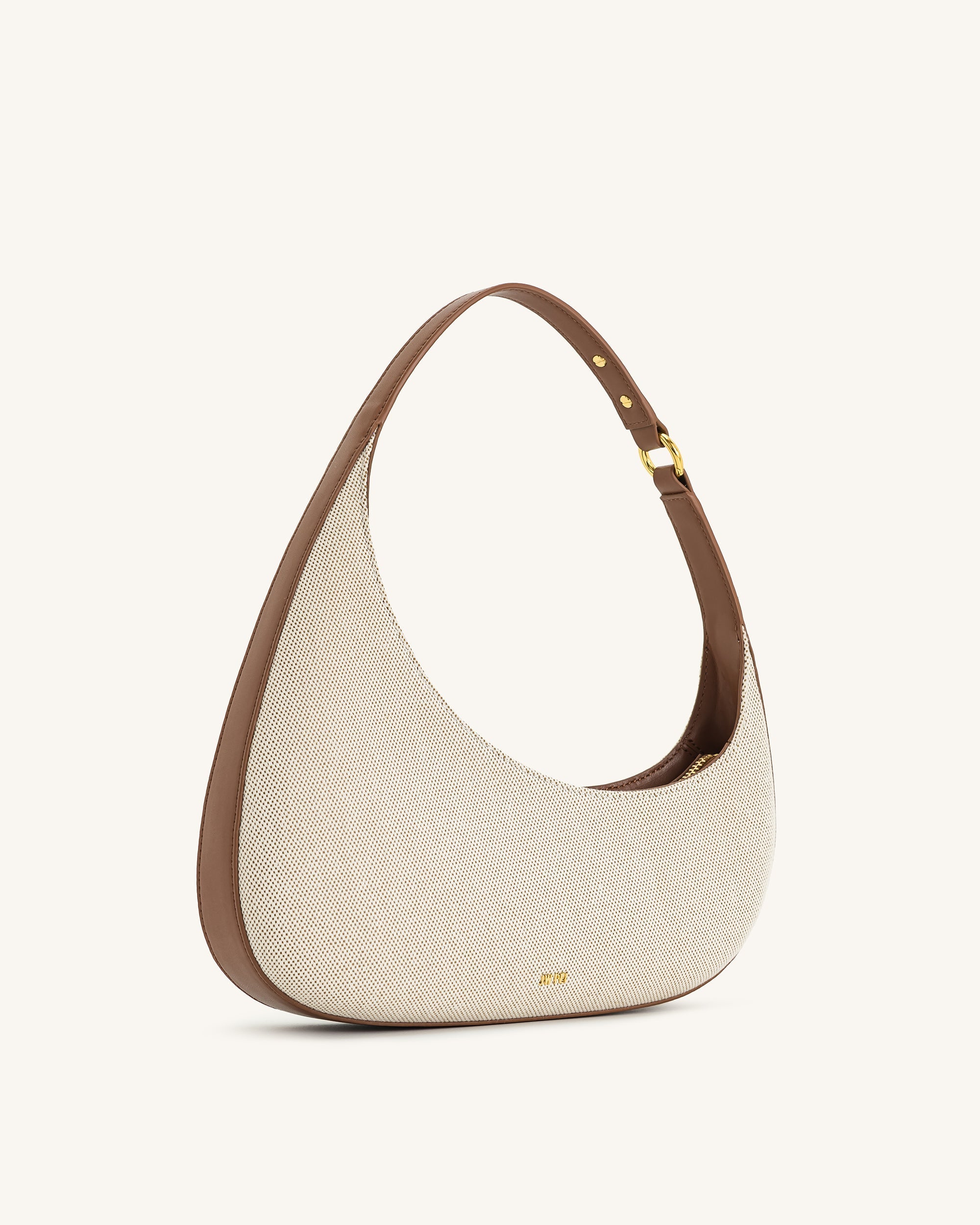 Harlee Shoulder Bag – Brown Canvas