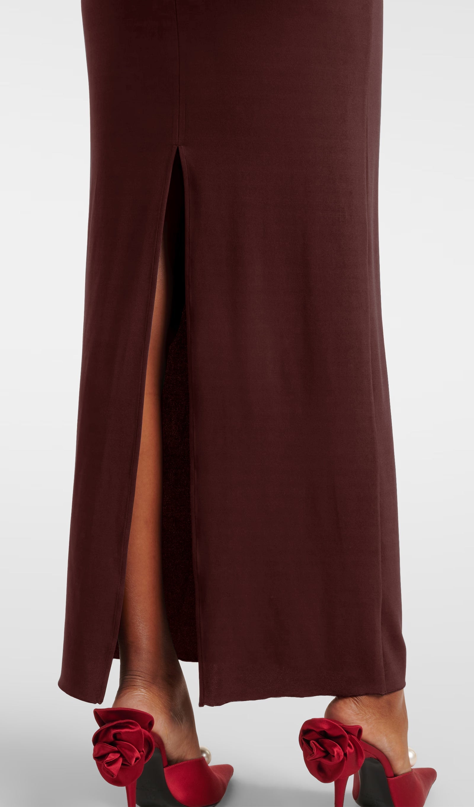 Maxikleid aus Jersey mit Blumenmuster 