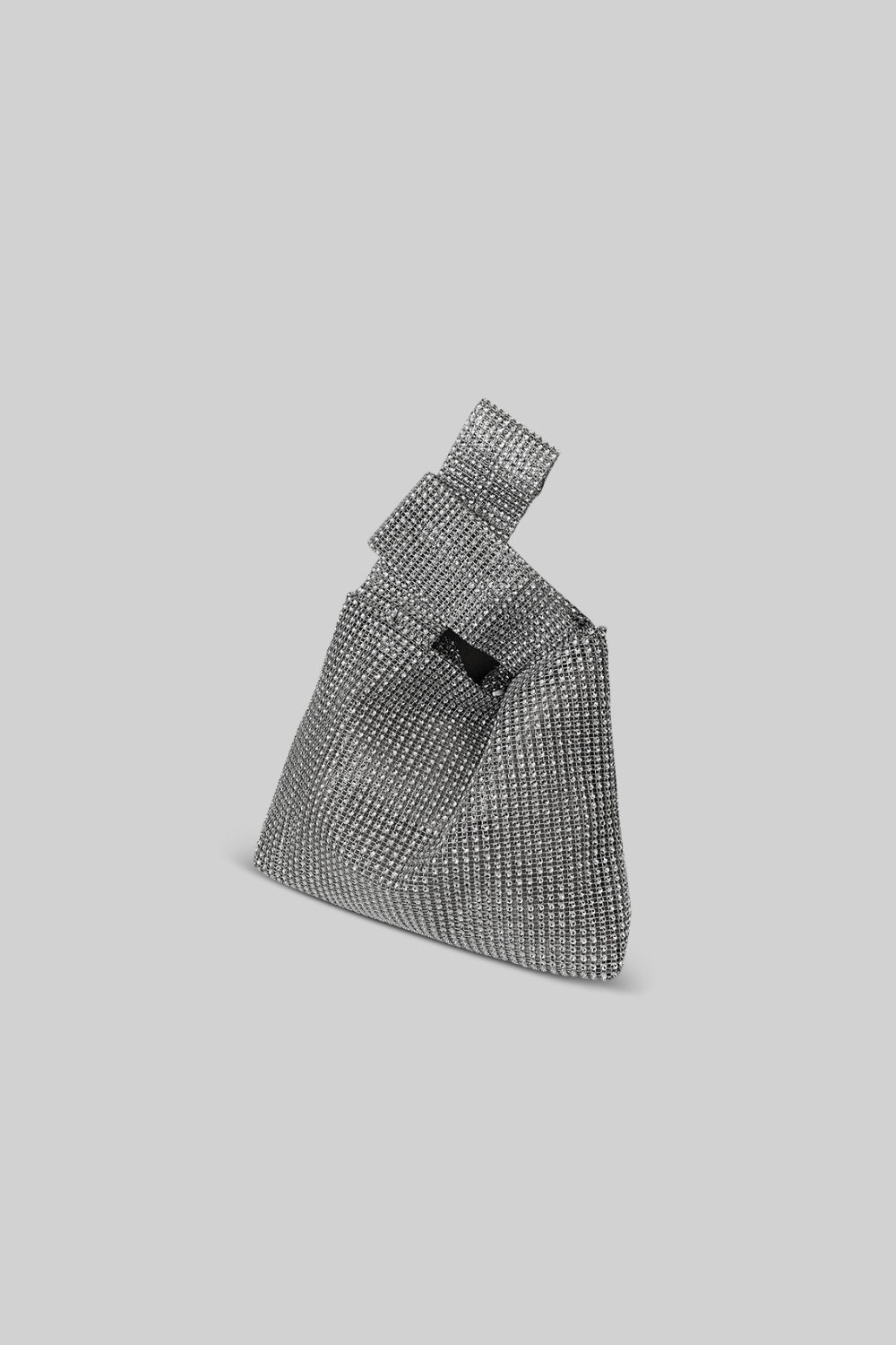 Rhinestone El Çantası - Gümüş