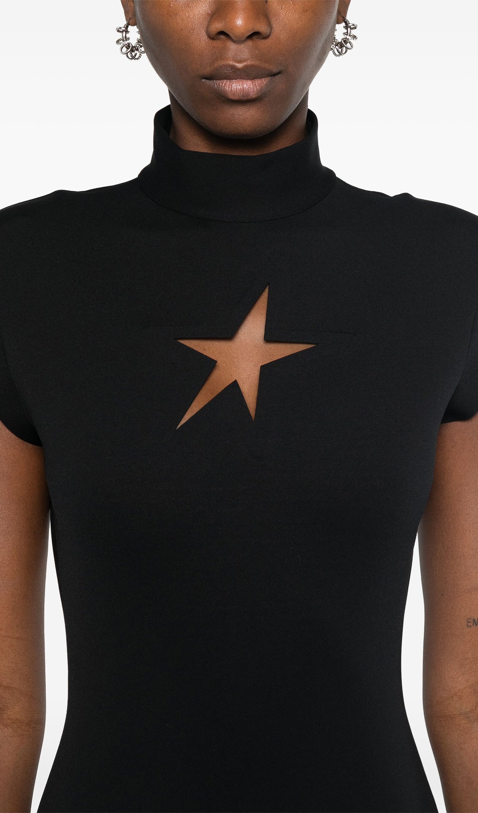 Yıldız Balıkçı Yaka Mini Elbise