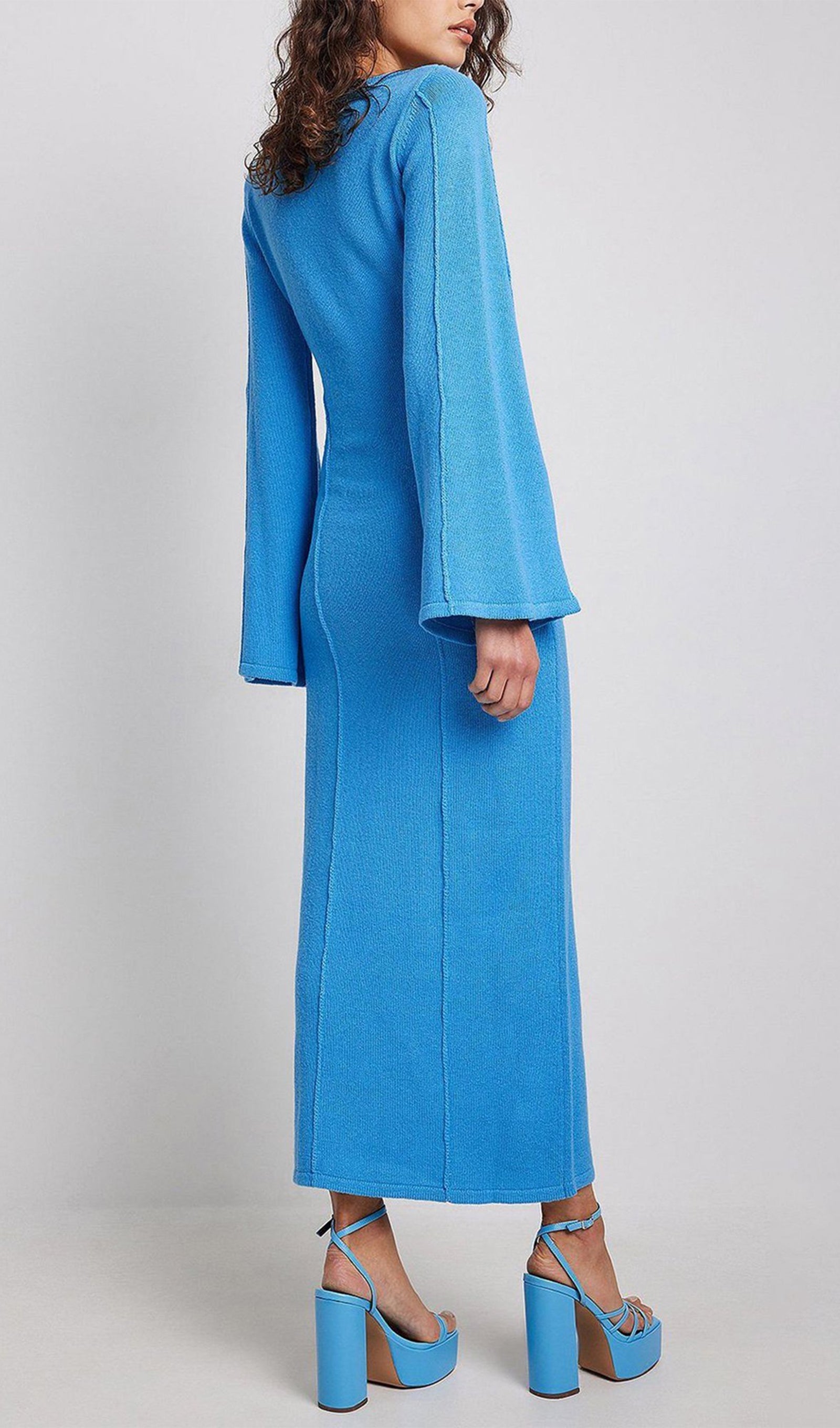 Mavi Coastal Allure Midi Elbise