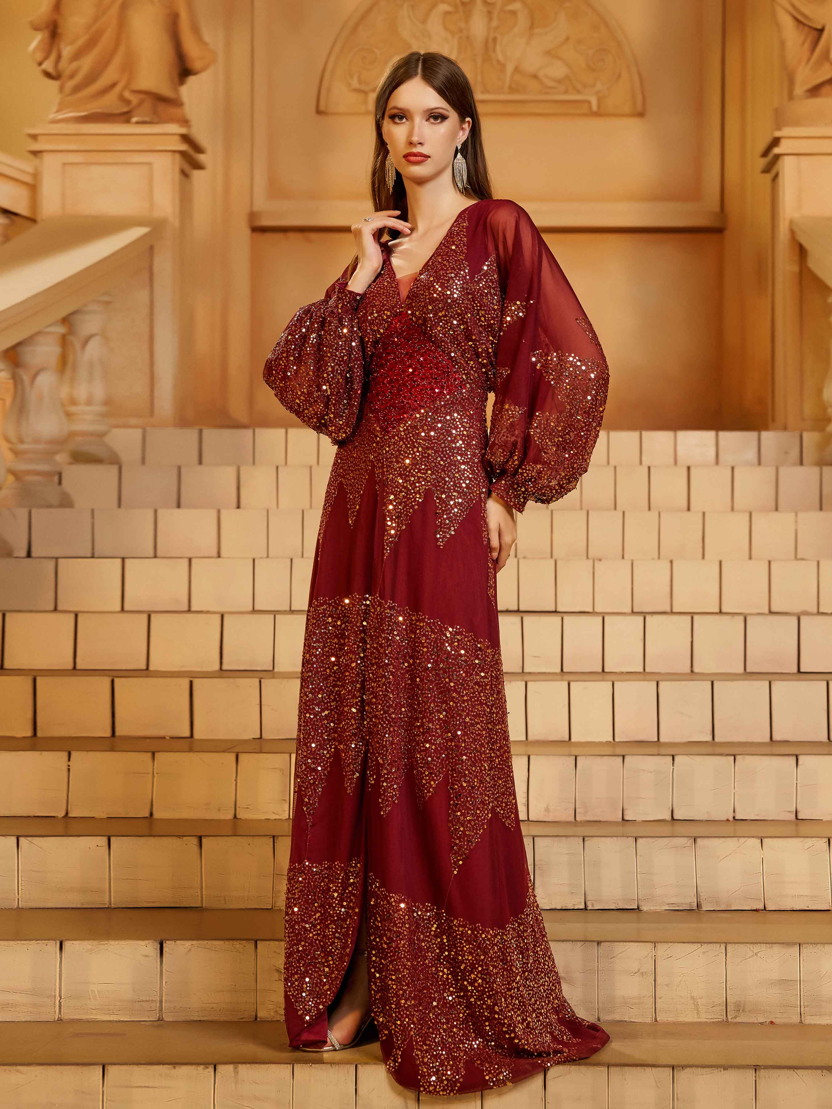 Zenobia Maxi Dress with Slit
