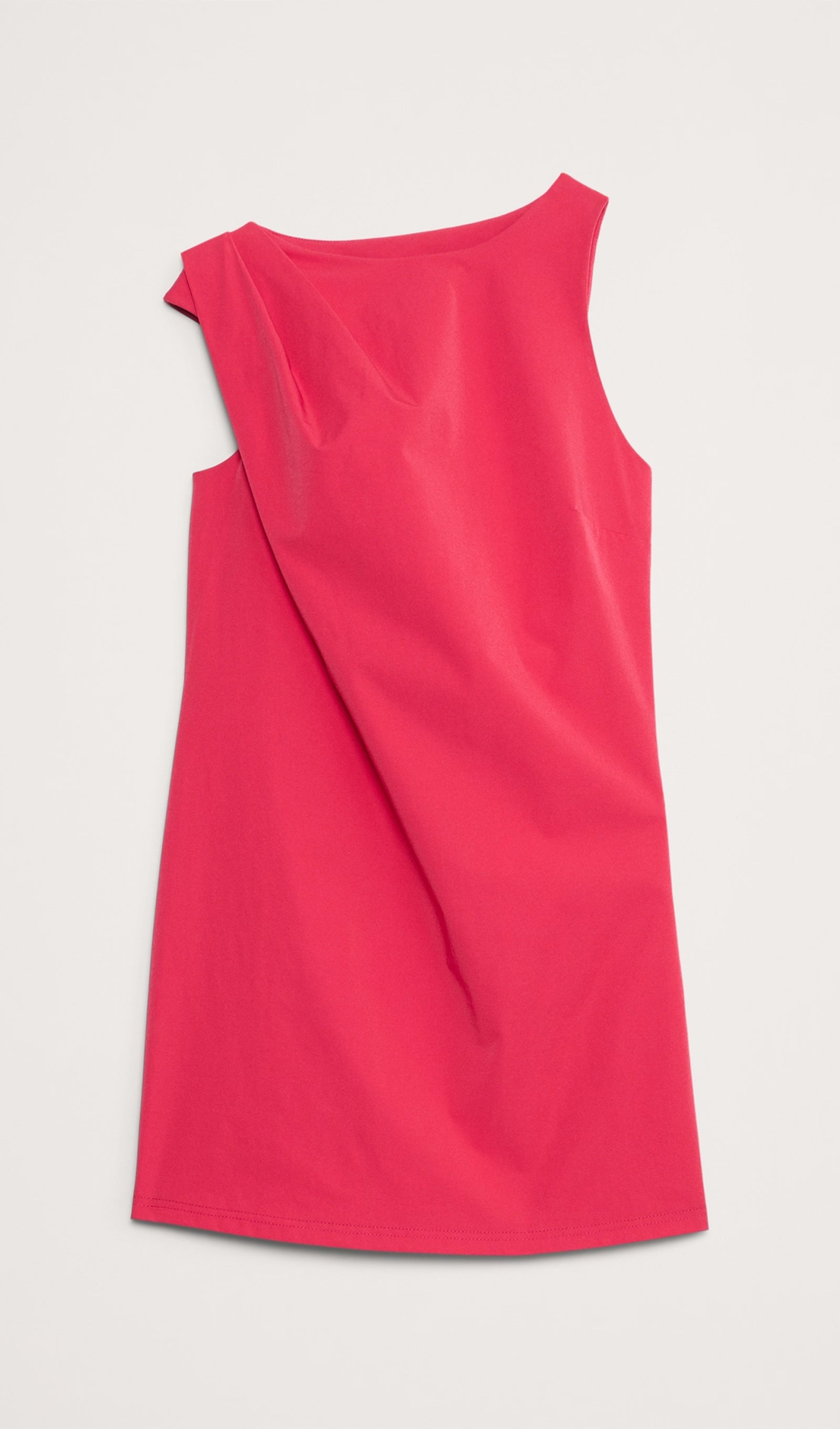 Dehnbares, drapiertes Minikleid im Etui-Stil 