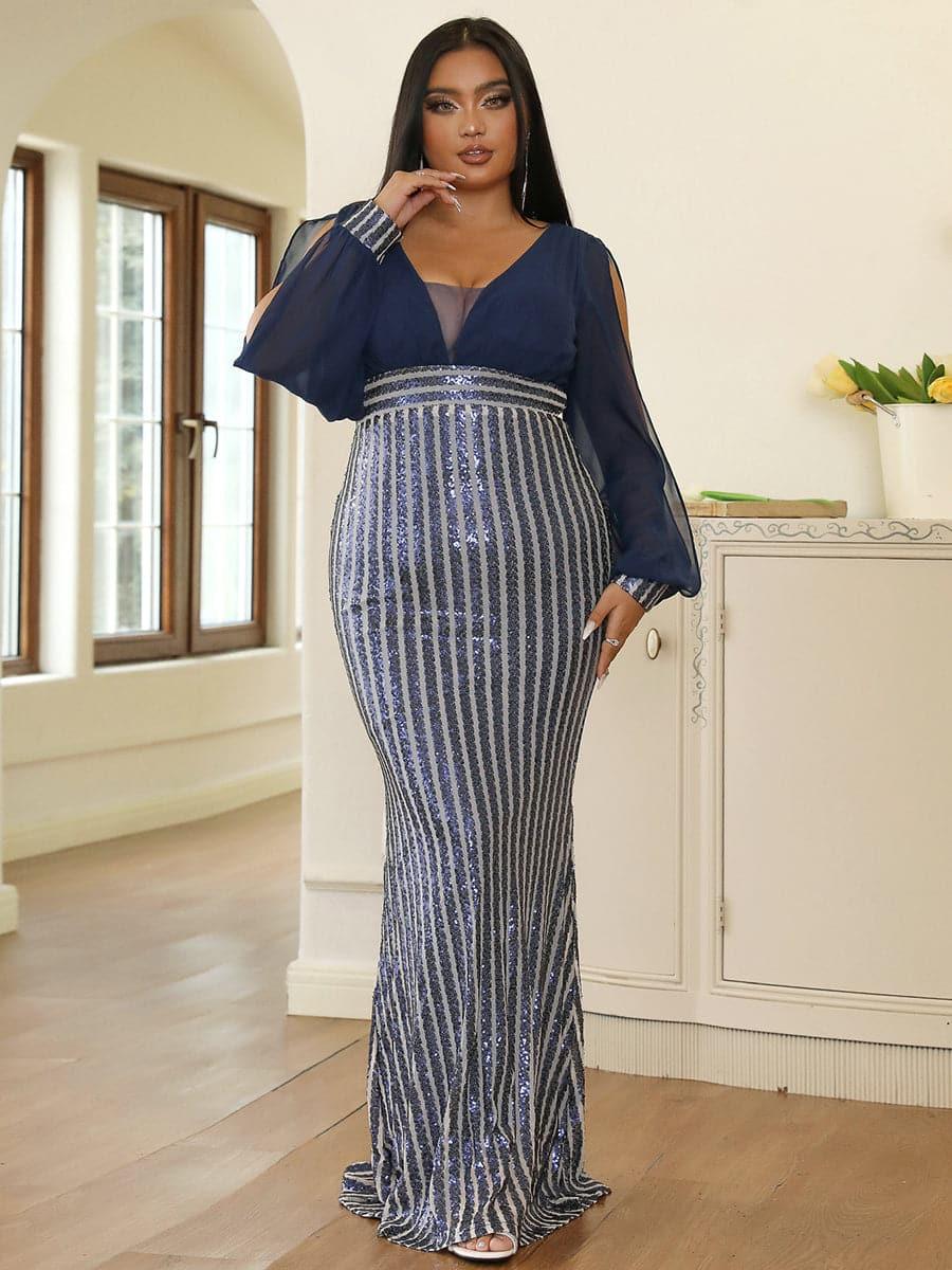 Elen Meerjungfrauen-Maxikleid