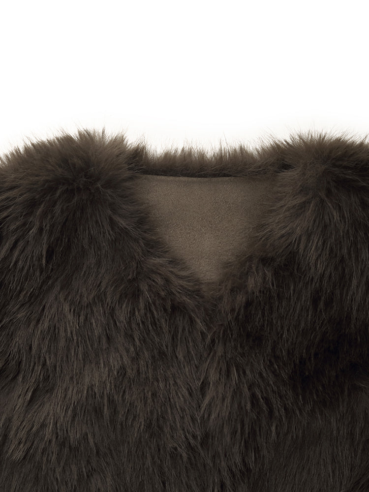 Eco-Friendly Fur Women's Short Coat 