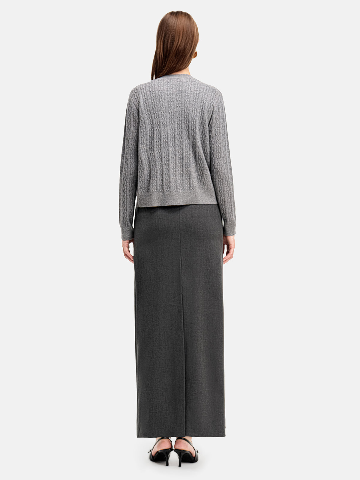 Feines Kaschmir-Cardigan-Set