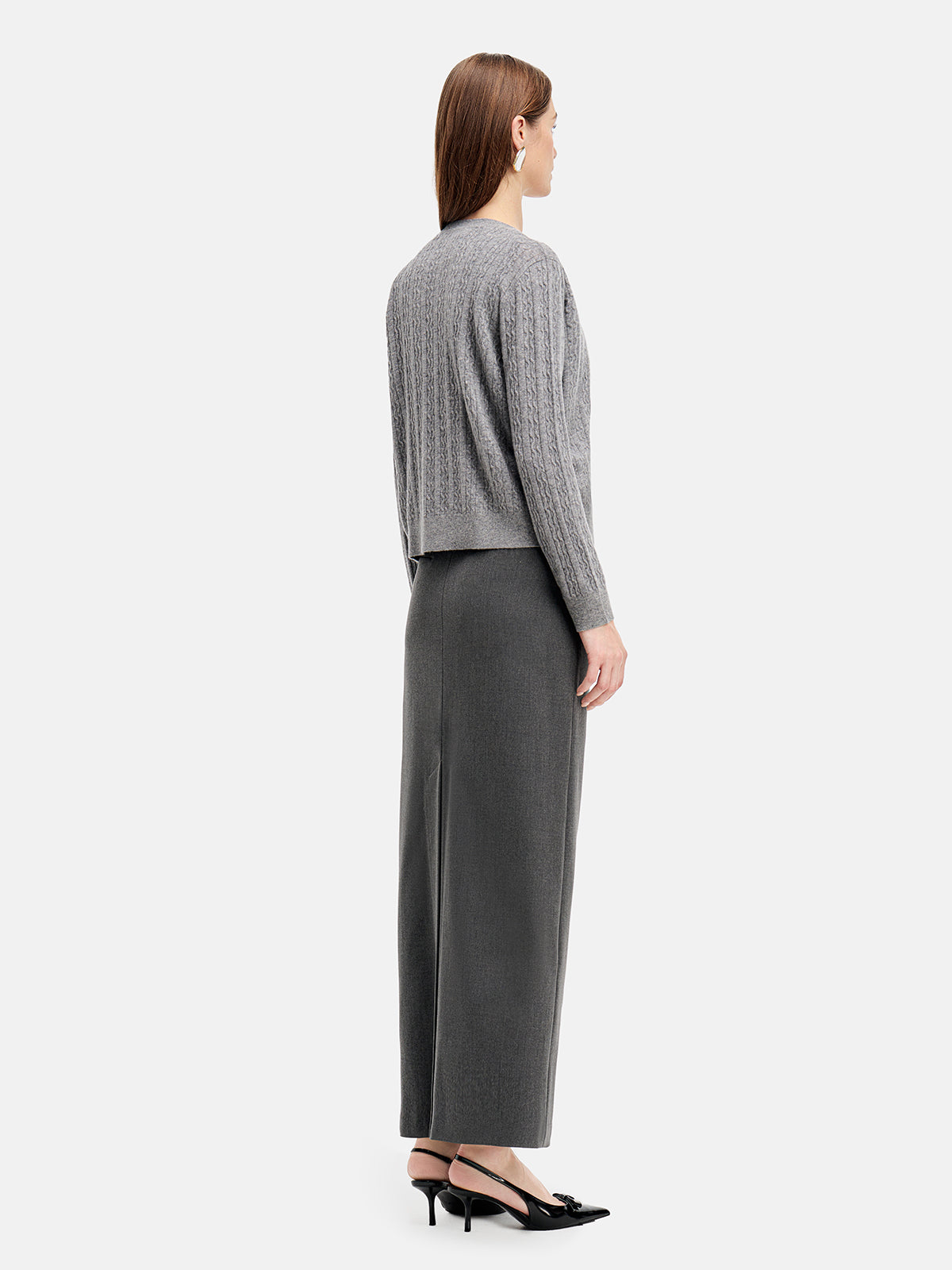 Feines Kaschmir-Cardigan-Set