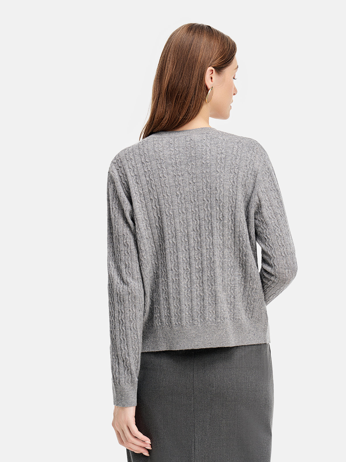 Feines Kaschmir-Cardigan-Set