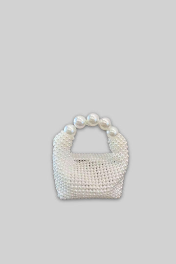 Mini Pearl Bag - White