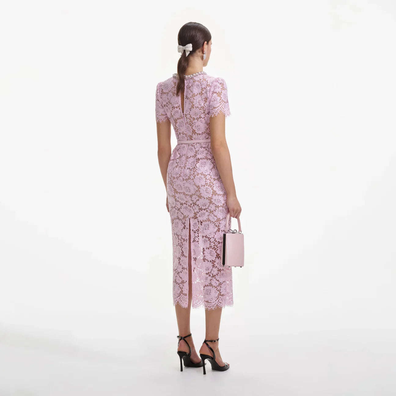 Rosalie Midi Dantel Elbise