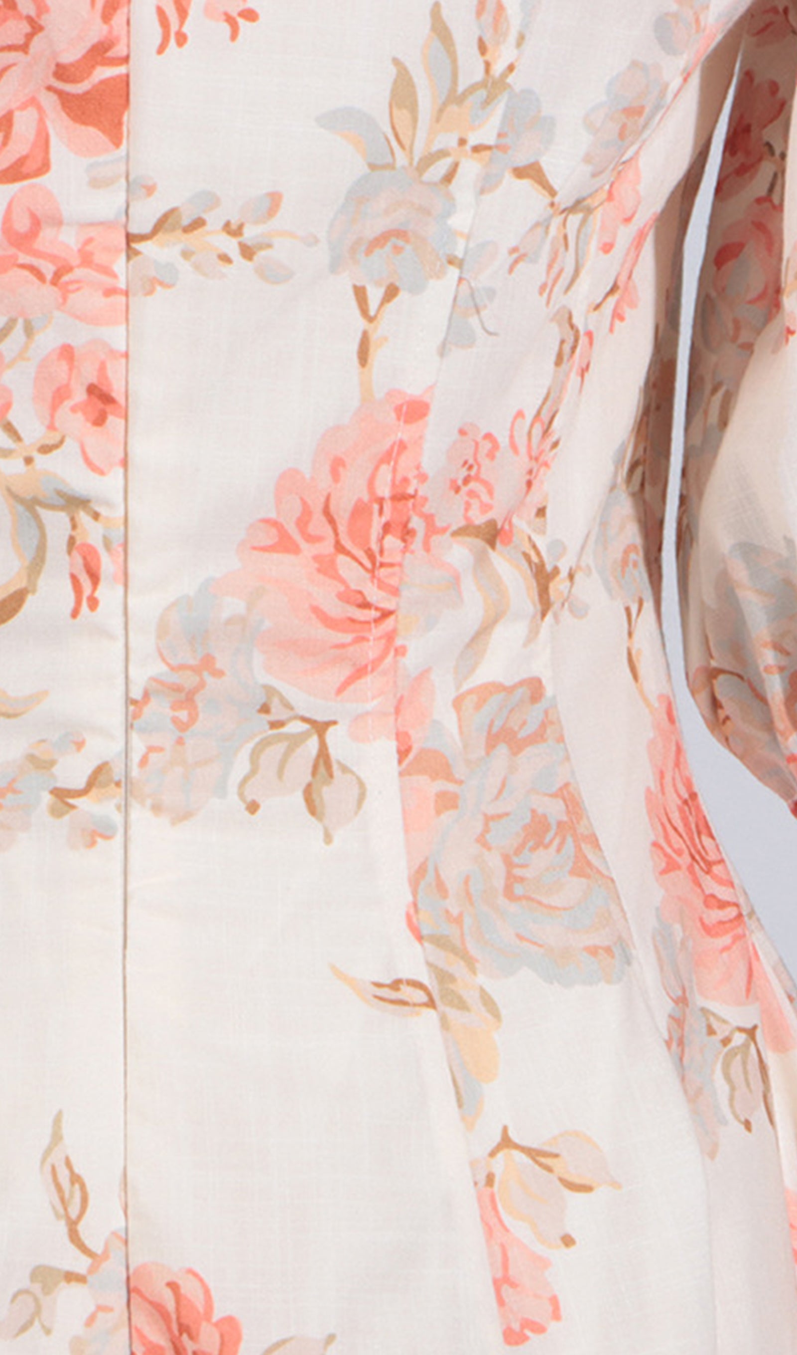Puff Sleeve Mini Dress in Rose Pink