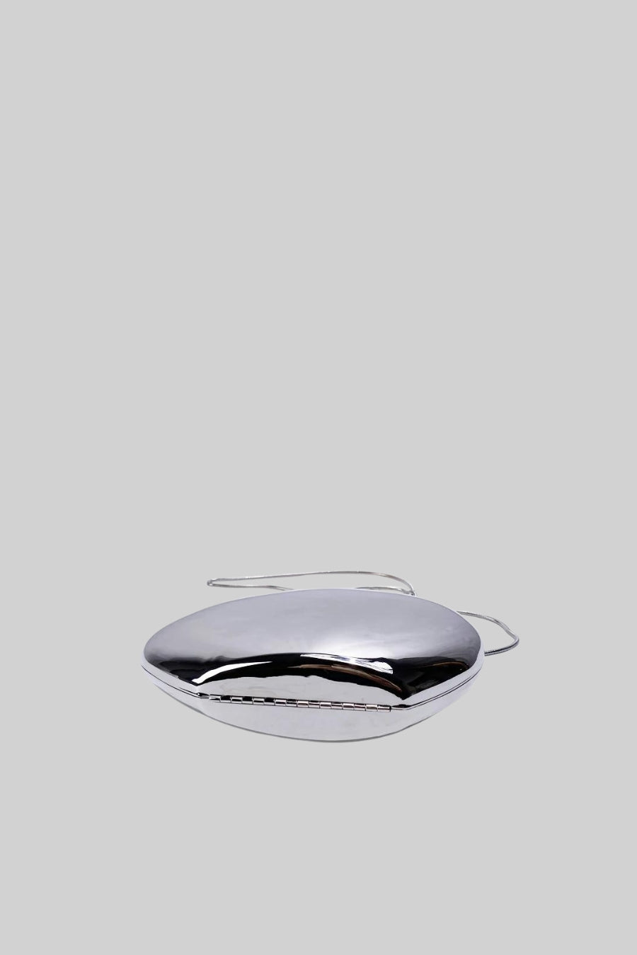 Silver Mirrored Sphere Bag