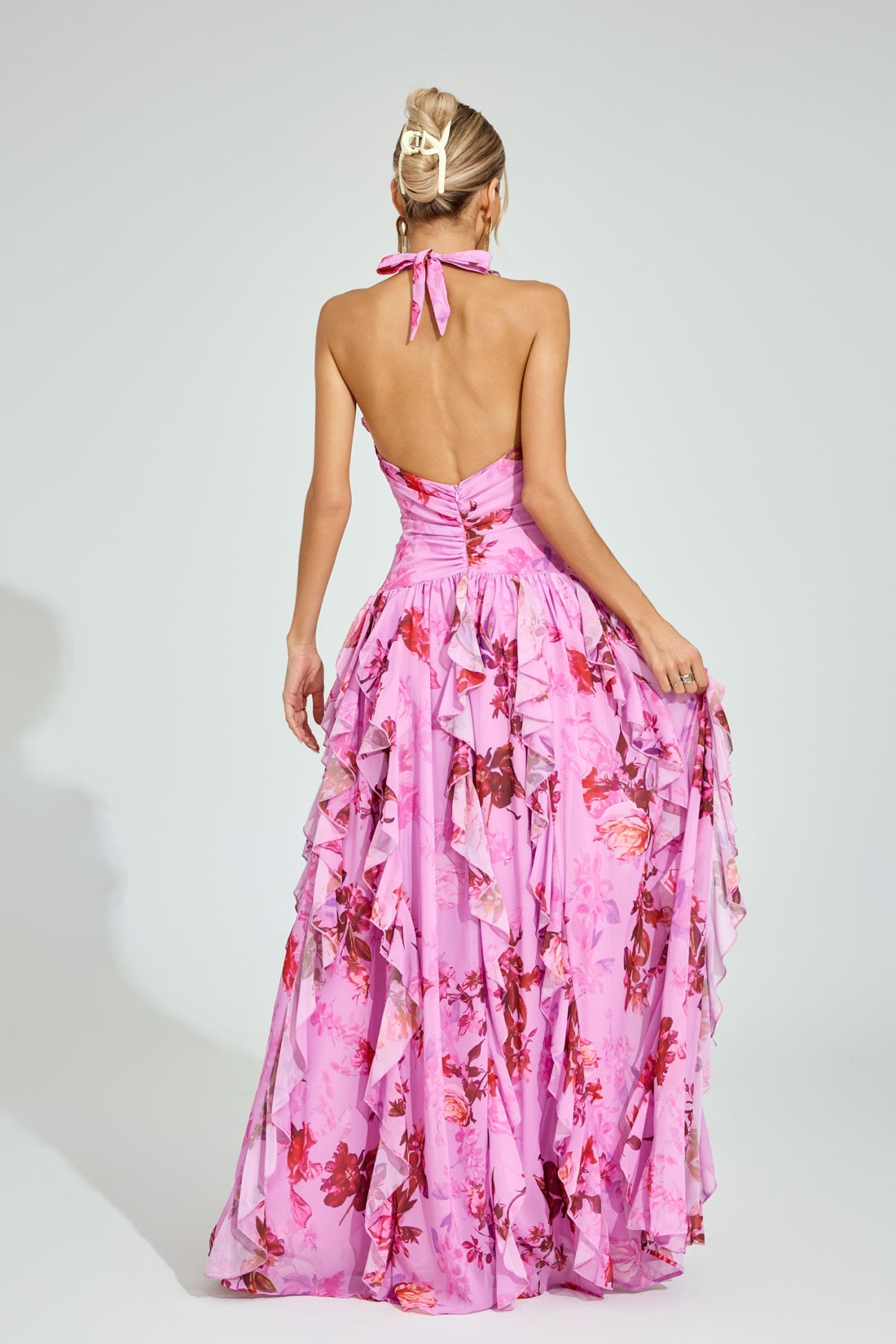 Riviera Bloom Maxikleid 