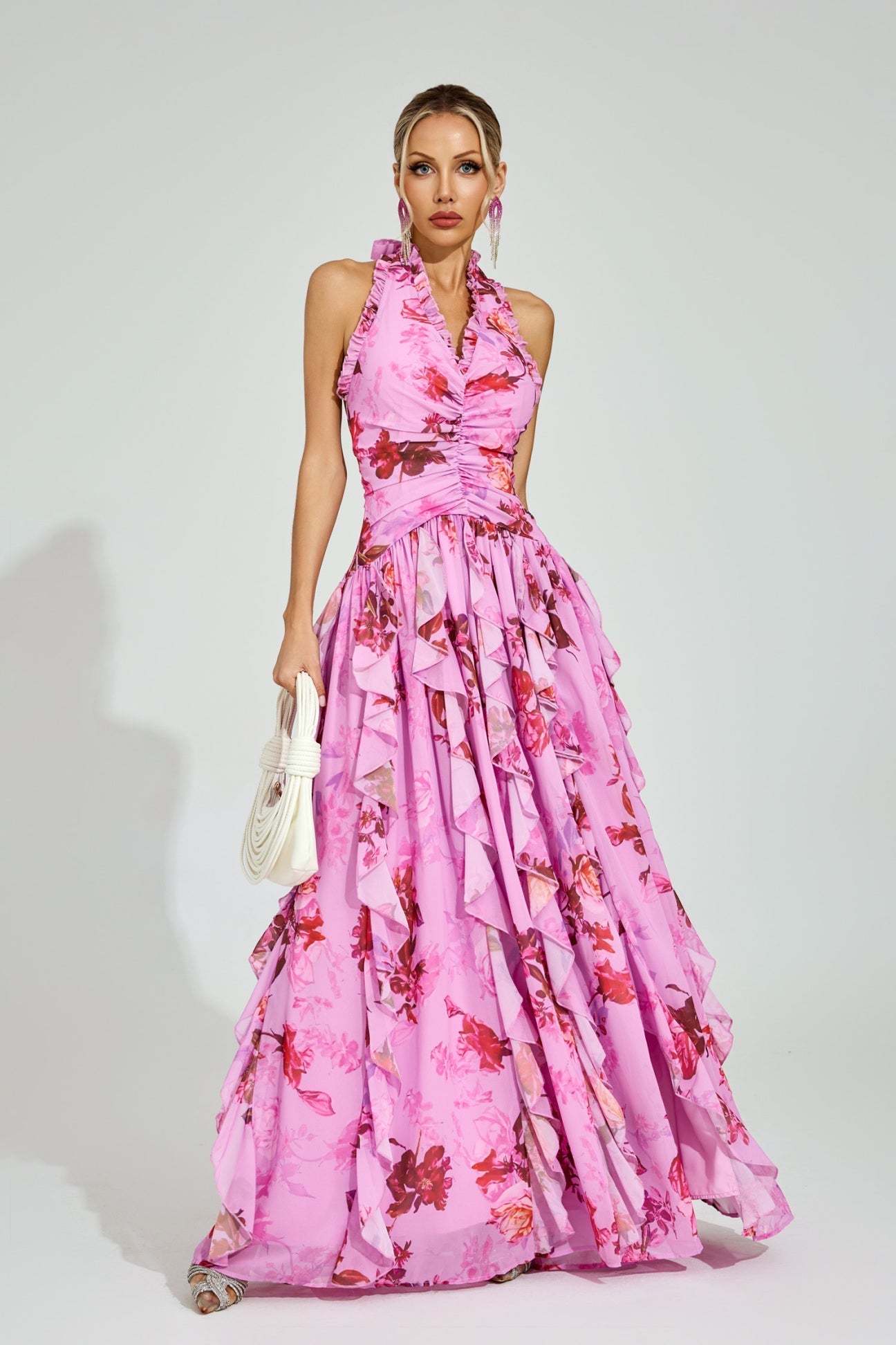 Riviera Bloom Maxikleid 