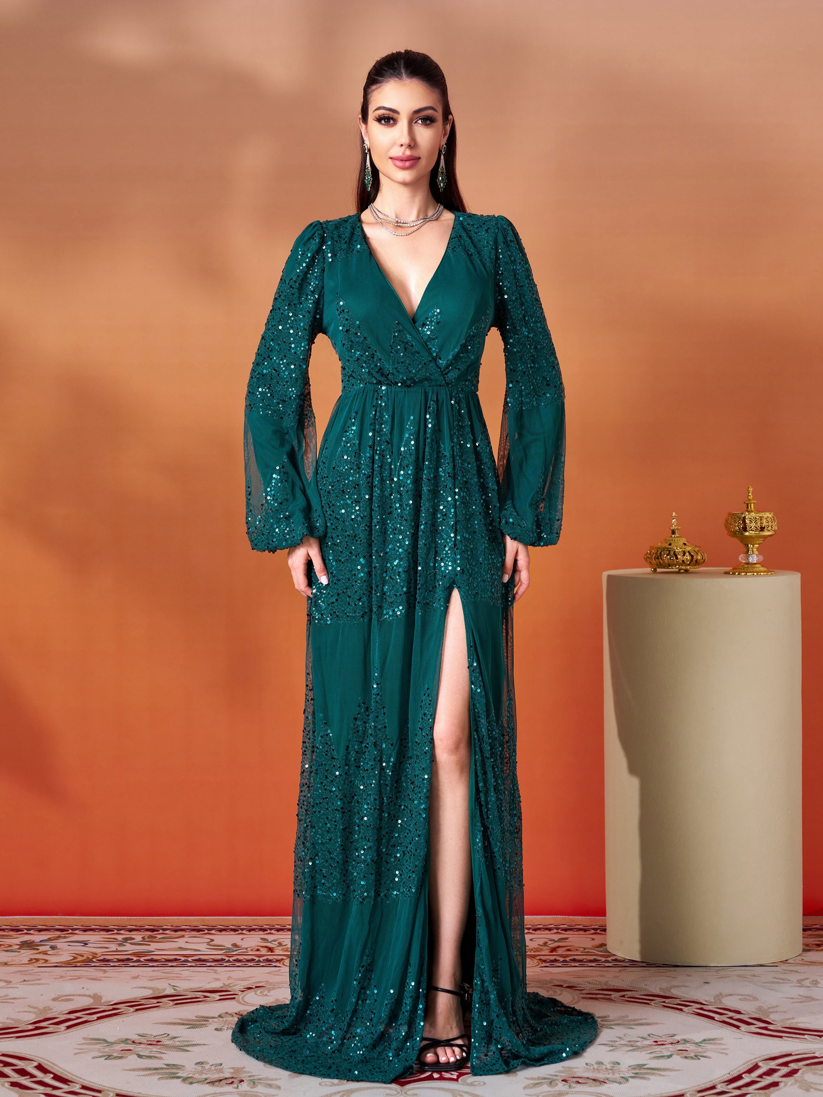 Annelise Maxi Dress with Slit