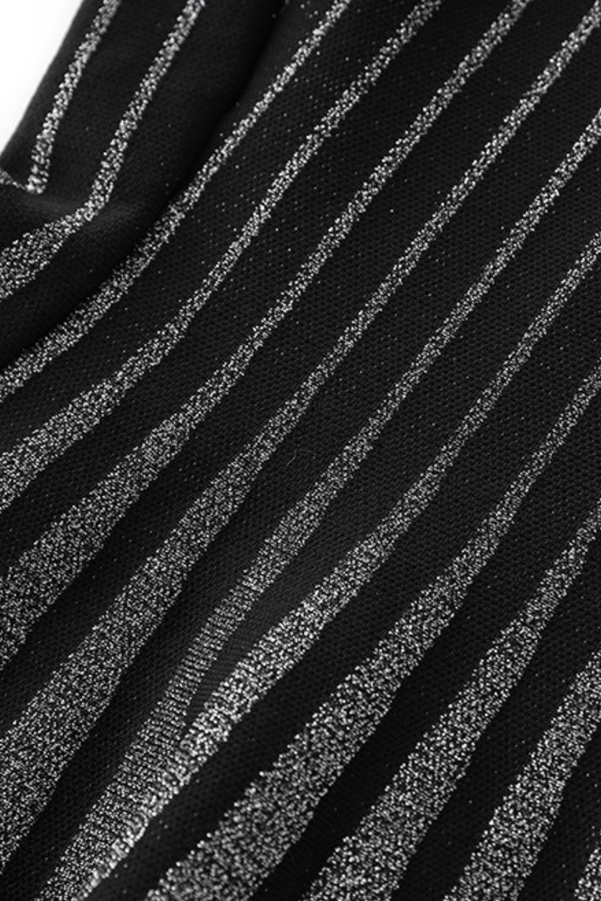 Ananya gestreiftes ärmelloses Rüschen-Minikleid