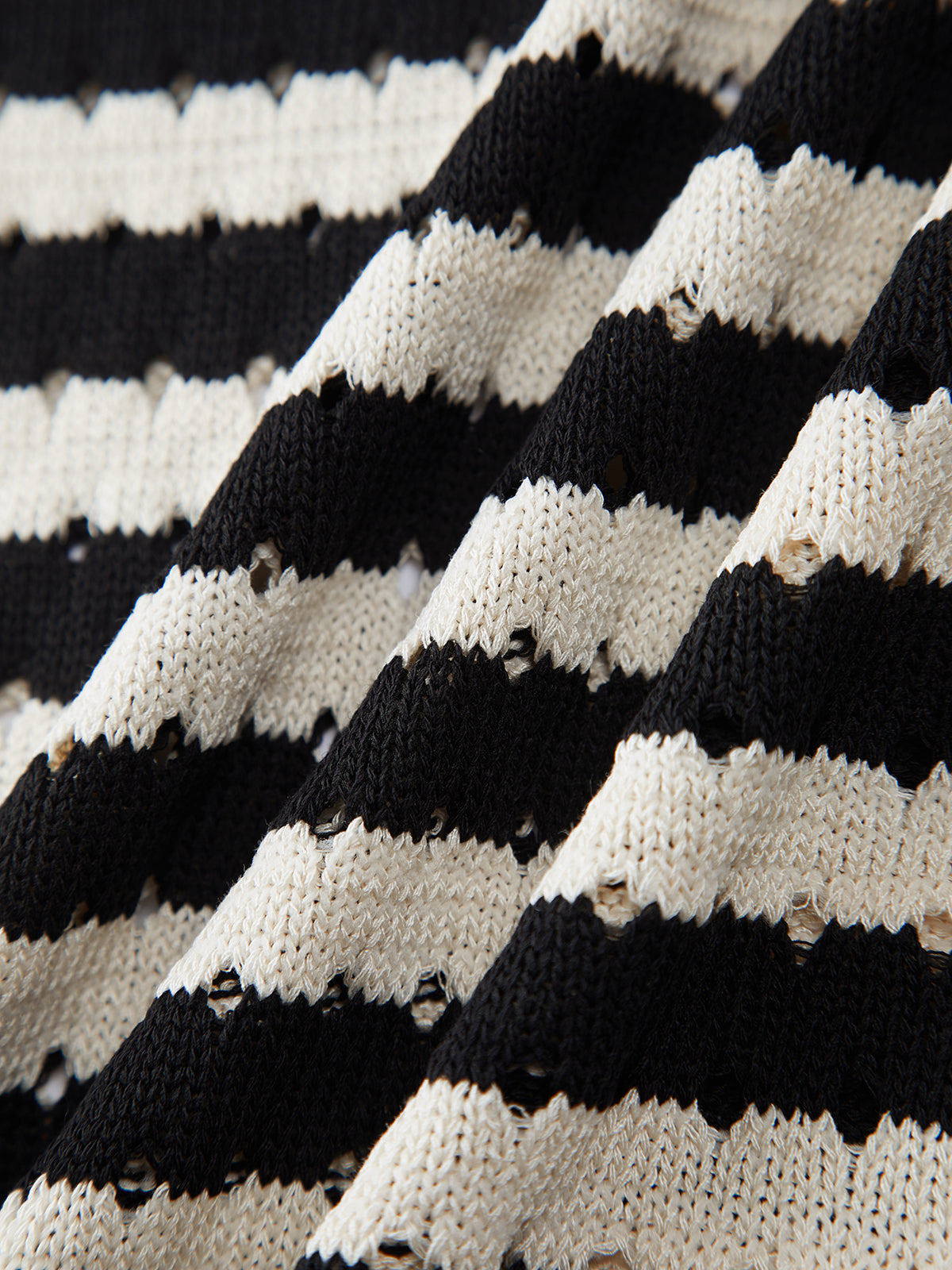 Stylish Striped Crochet Sweater Vest