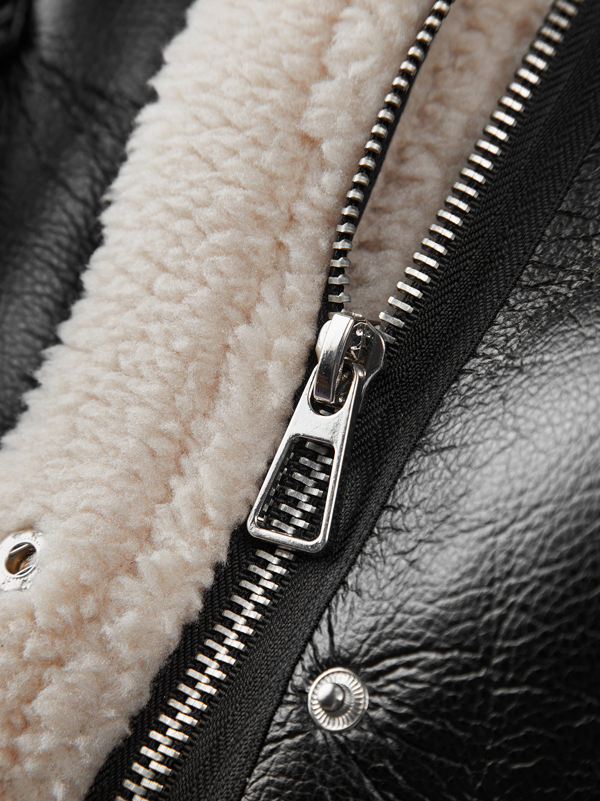 Sherpa Lined Sheepskin Flight Jacket