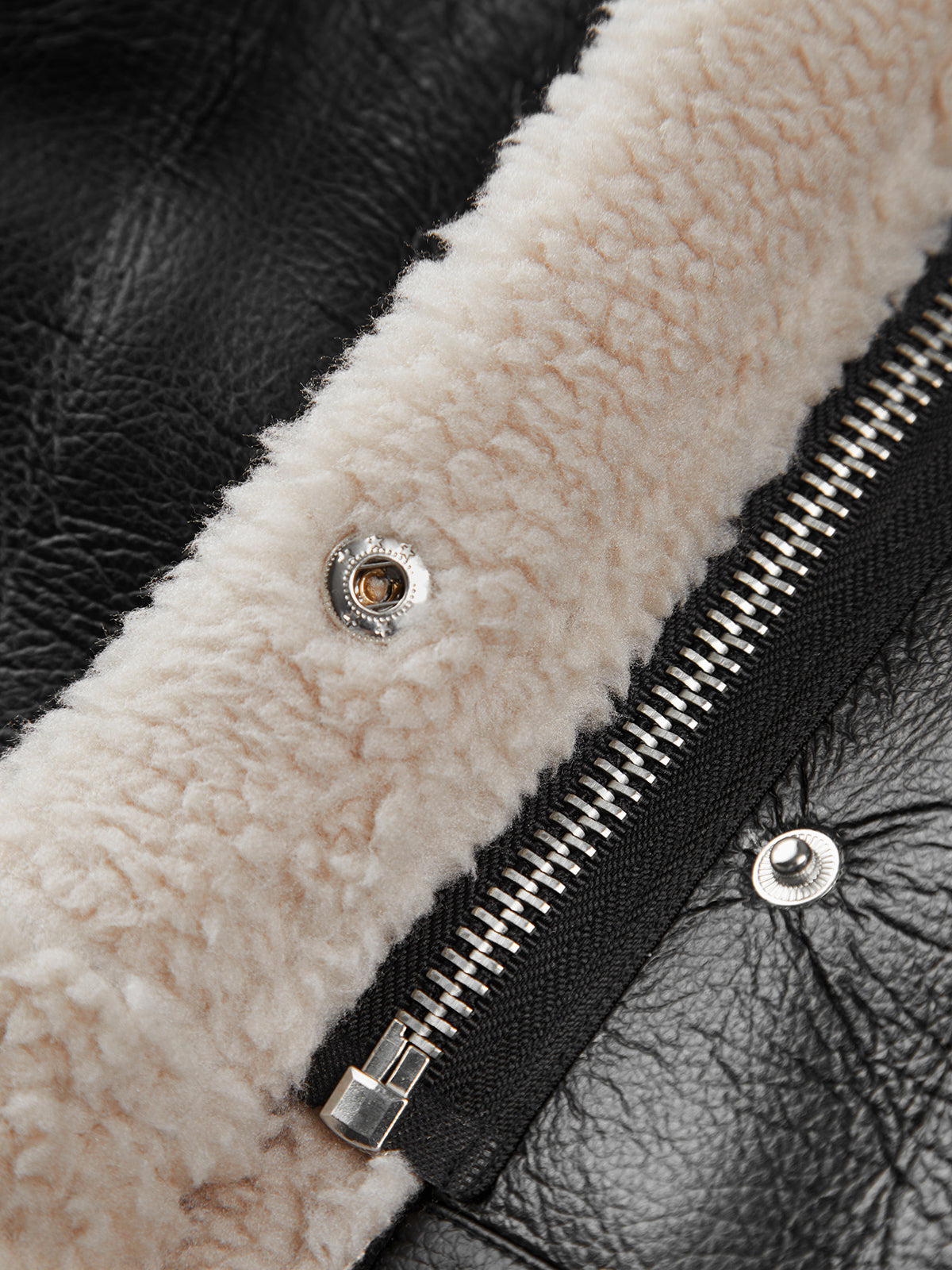 Sherpa Lined Sheepskin Flight Jacket