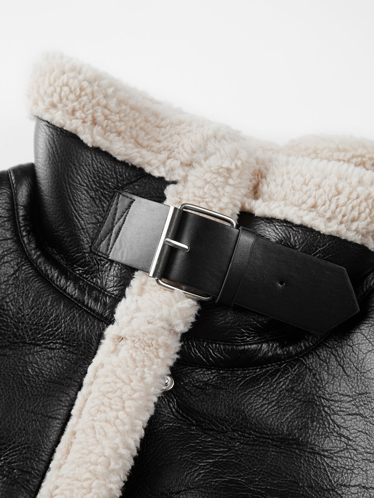 Sherpa Lined Sheepskin Flight Jacket