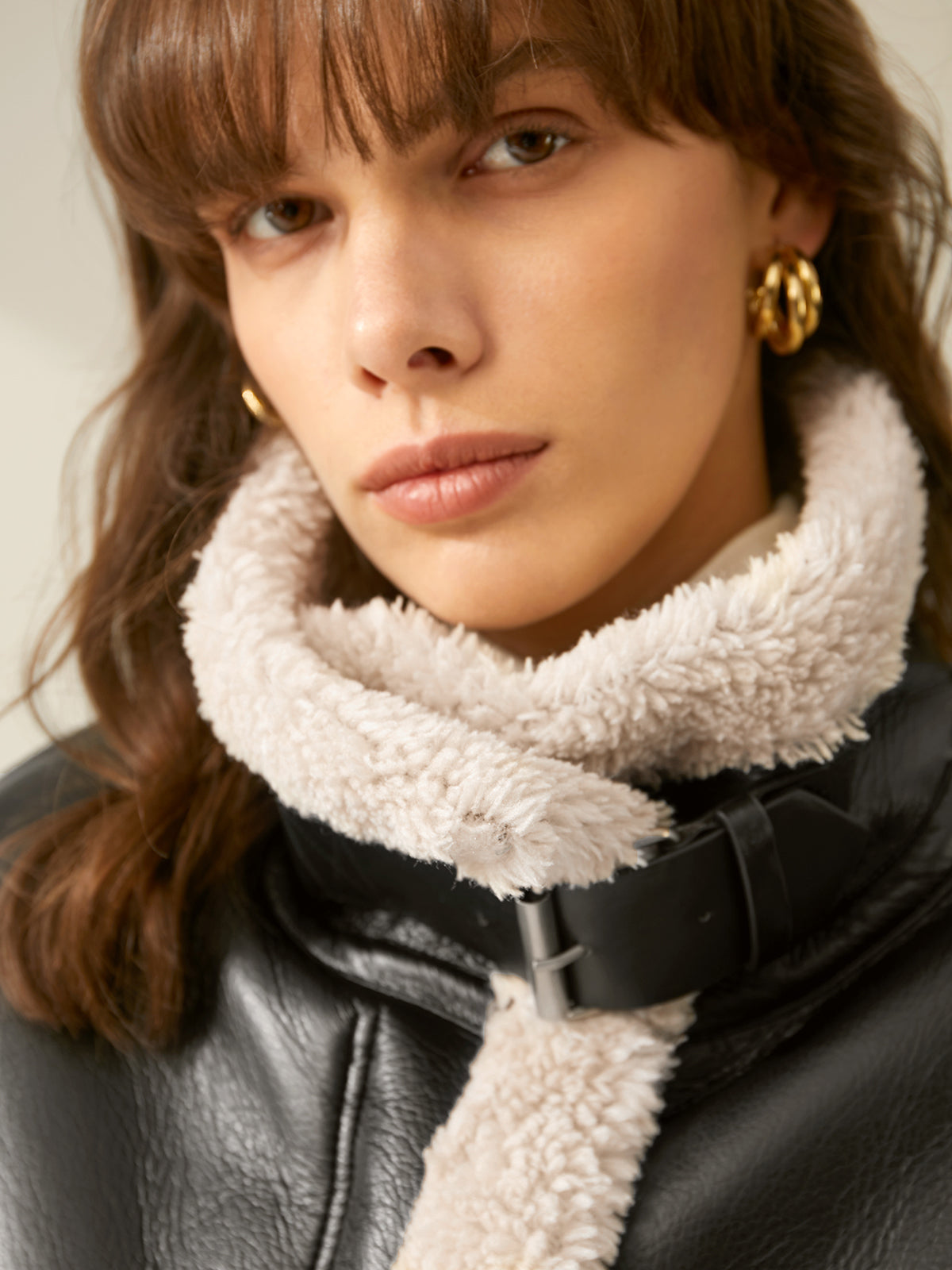 Sherpa Lined Sheepskin Flight Jacket