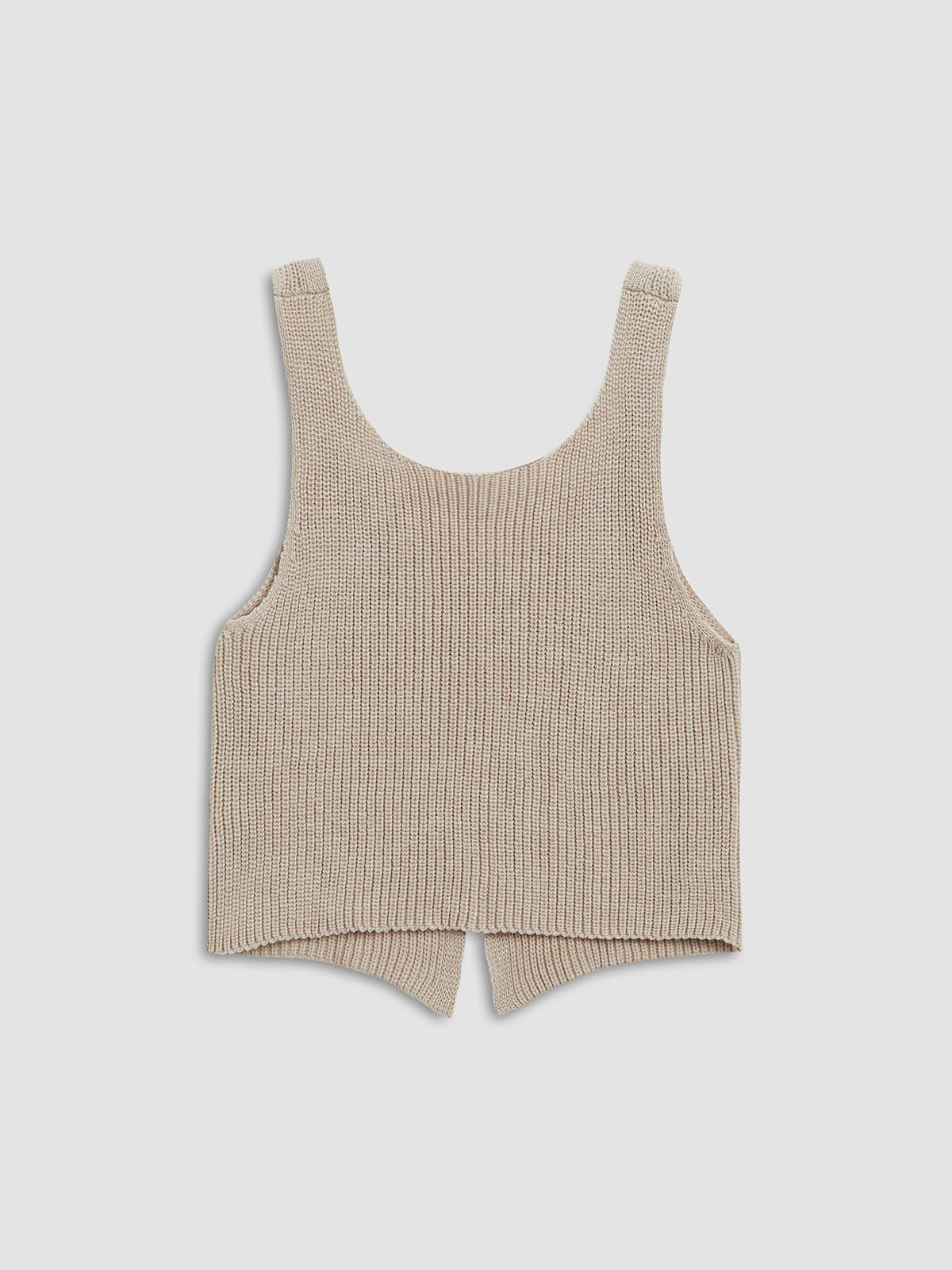 Classic Hook and Eye Knit Vest