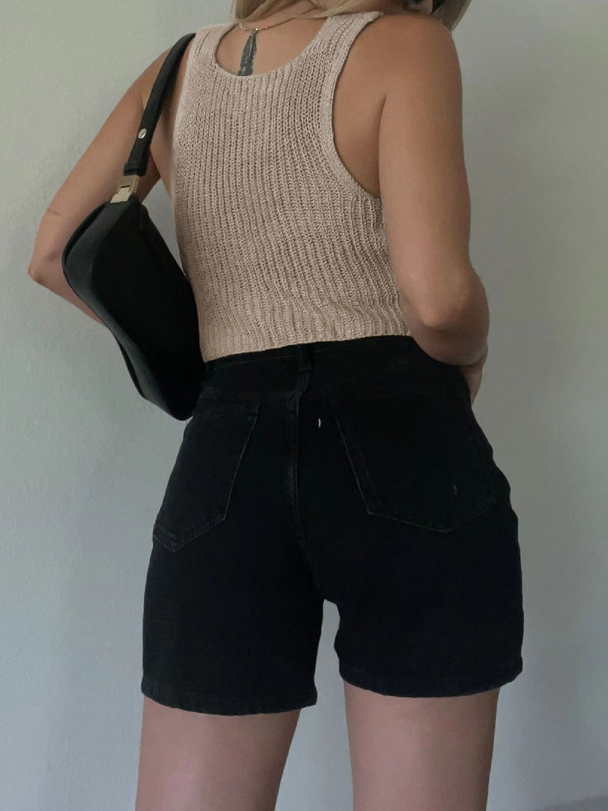 Classic Hook and Eye Knit Vest